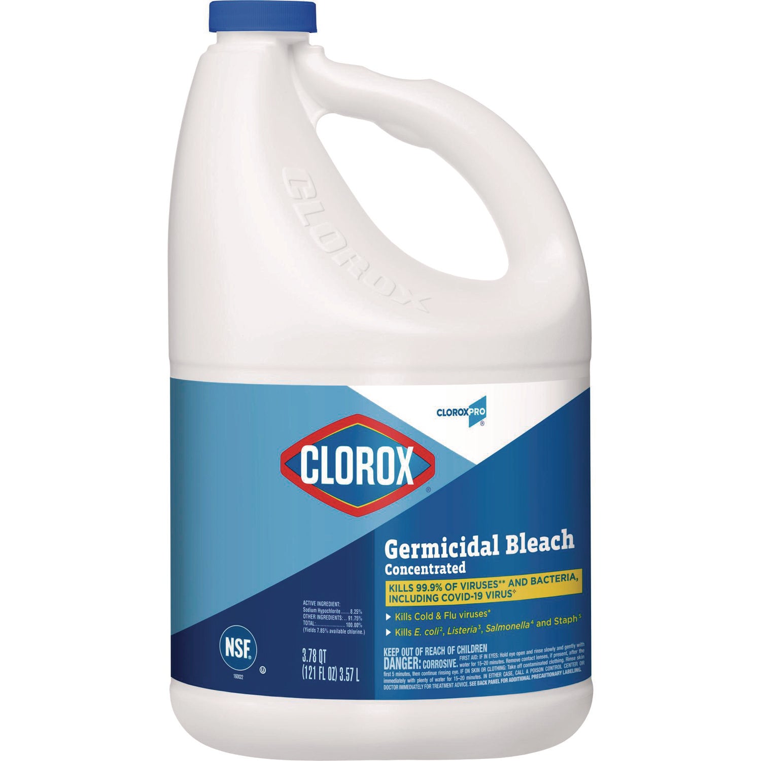 Concentrated Germicidal Bleach, Regular, 121 oz Bottle - 1