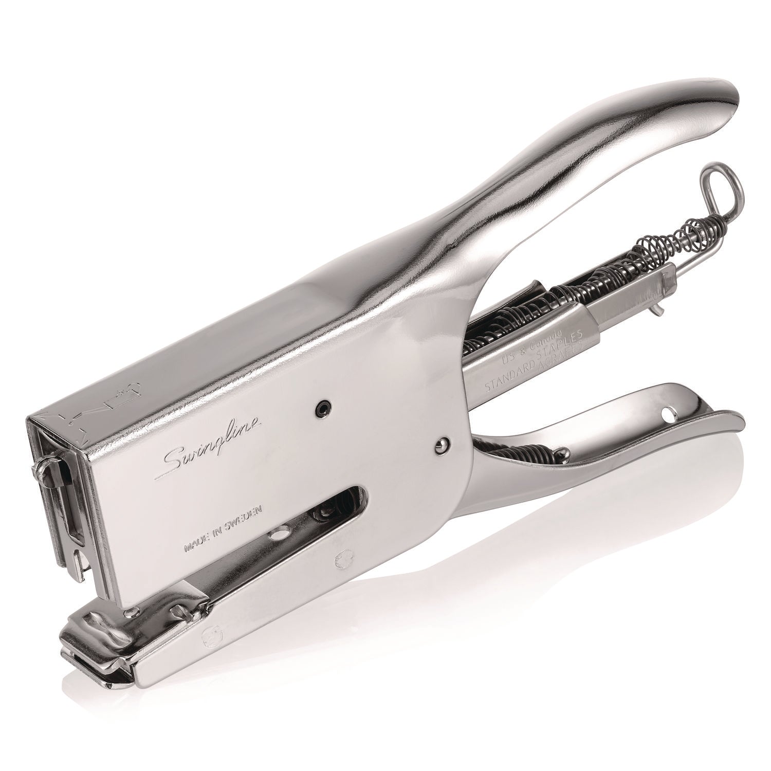 Classic K1 Plier Stapler, 50-Sheet Capacity, 0.25" to 0.31" Staples, 2" Throat, Chrome - 1