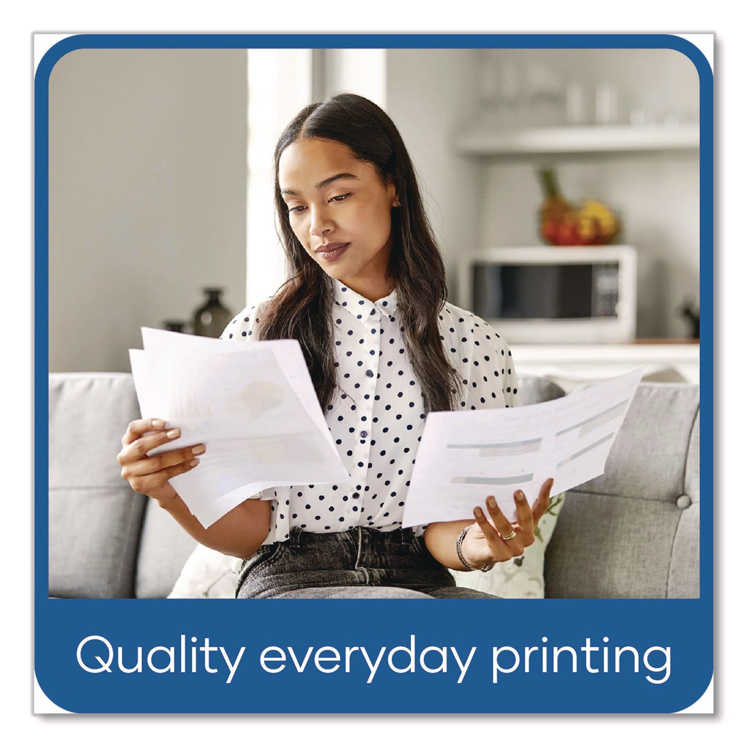 Copy Paper, 92 Bright, 20 lb Bond Weight, 11 x 17, White, 500 Sheets/Ream - 2