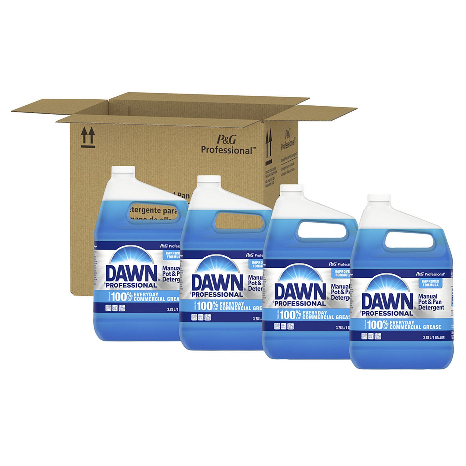 Manual Pot/Pan Dish Detergent, Original, 4/Carton - 1