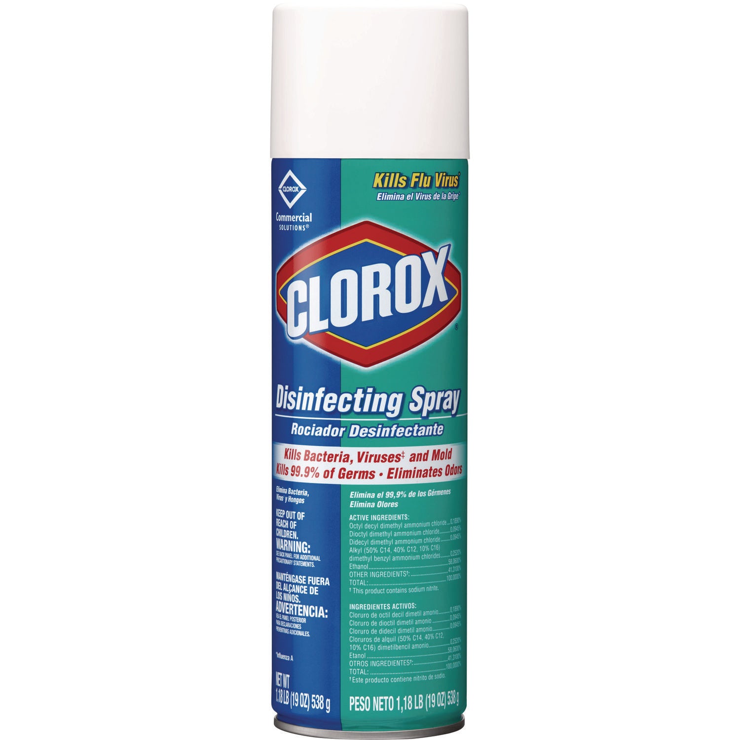 Disinfecting Spray, Fresh, 19 oz Aerosol Spray - 1