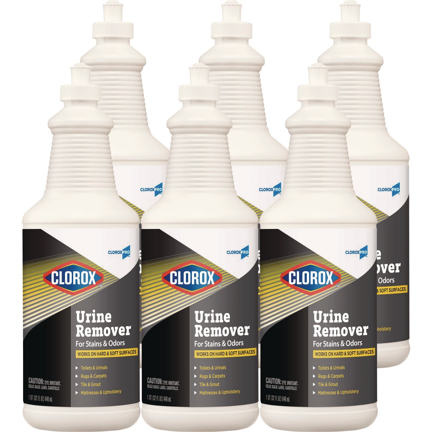 Urine Remover for Stains and Odors, 32 oz Pull top Bottle, 6/Carton - 1