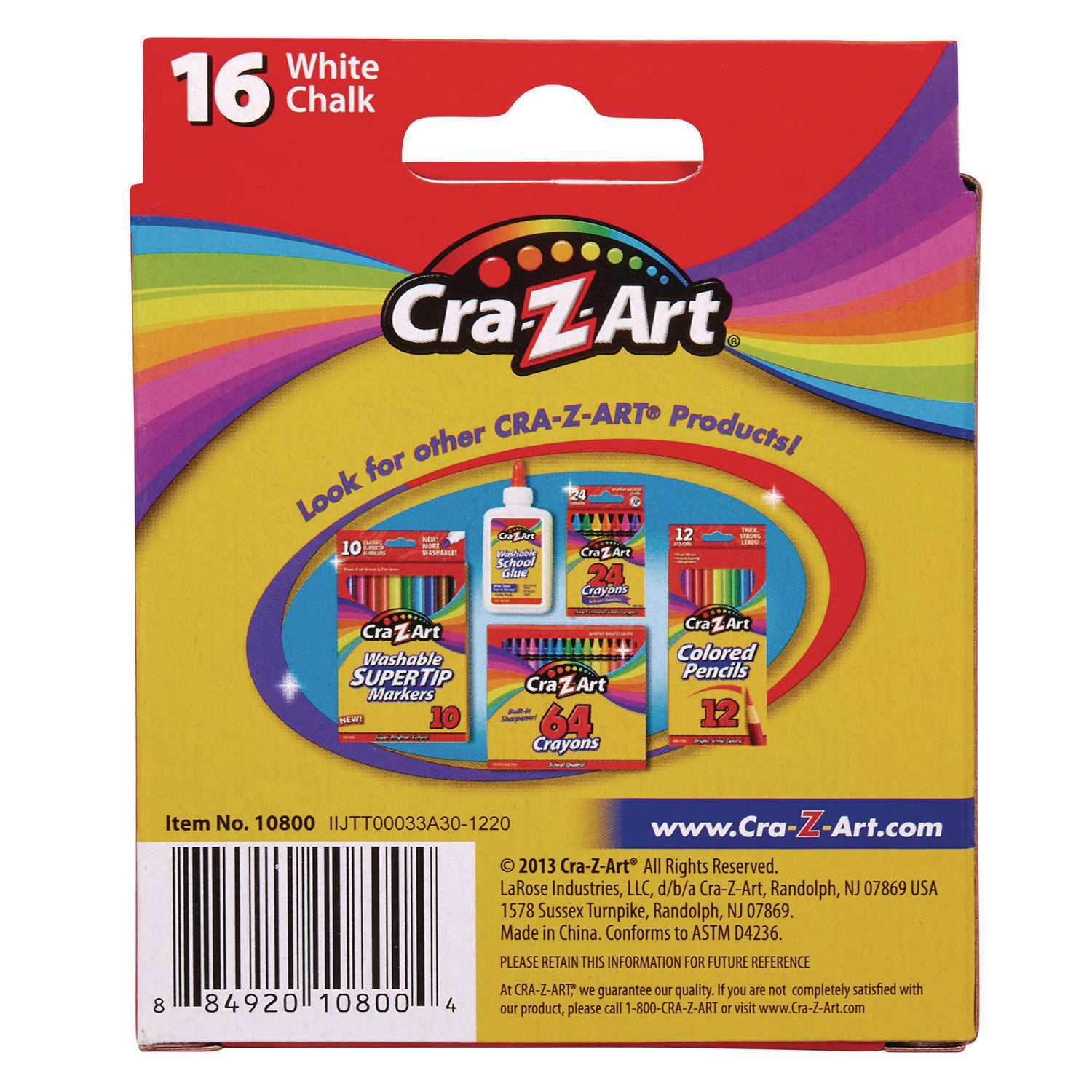 White Chalk, 16/Pack - 2