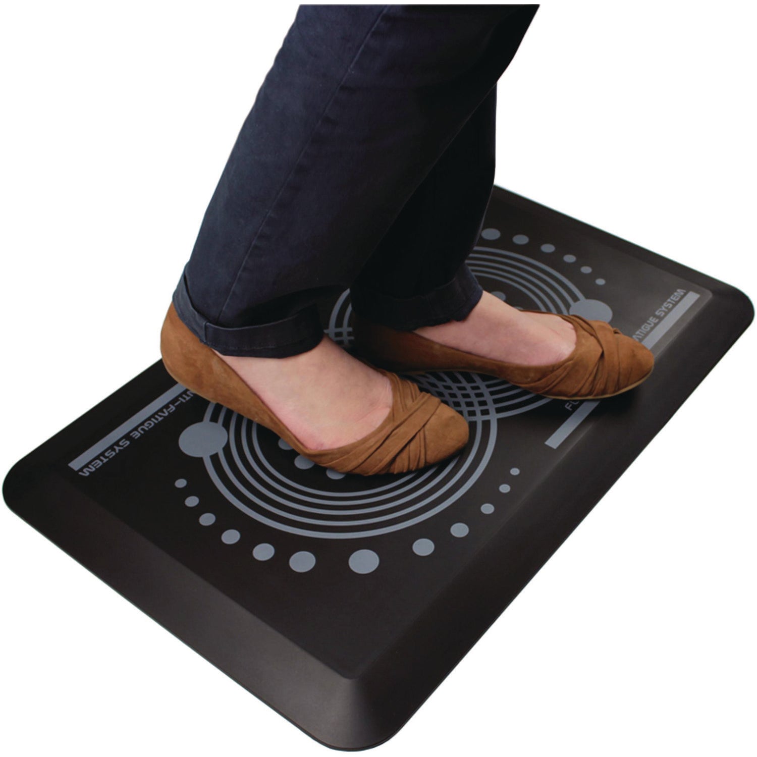 AFS-TEX 2000 Anti-Fatigue Mat, Rectangle, 16 x 24, Midnight Black - 2