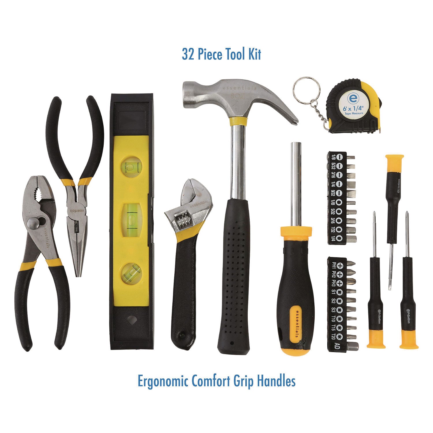 32-Piece Expanded Tool Kit with Bag - 2