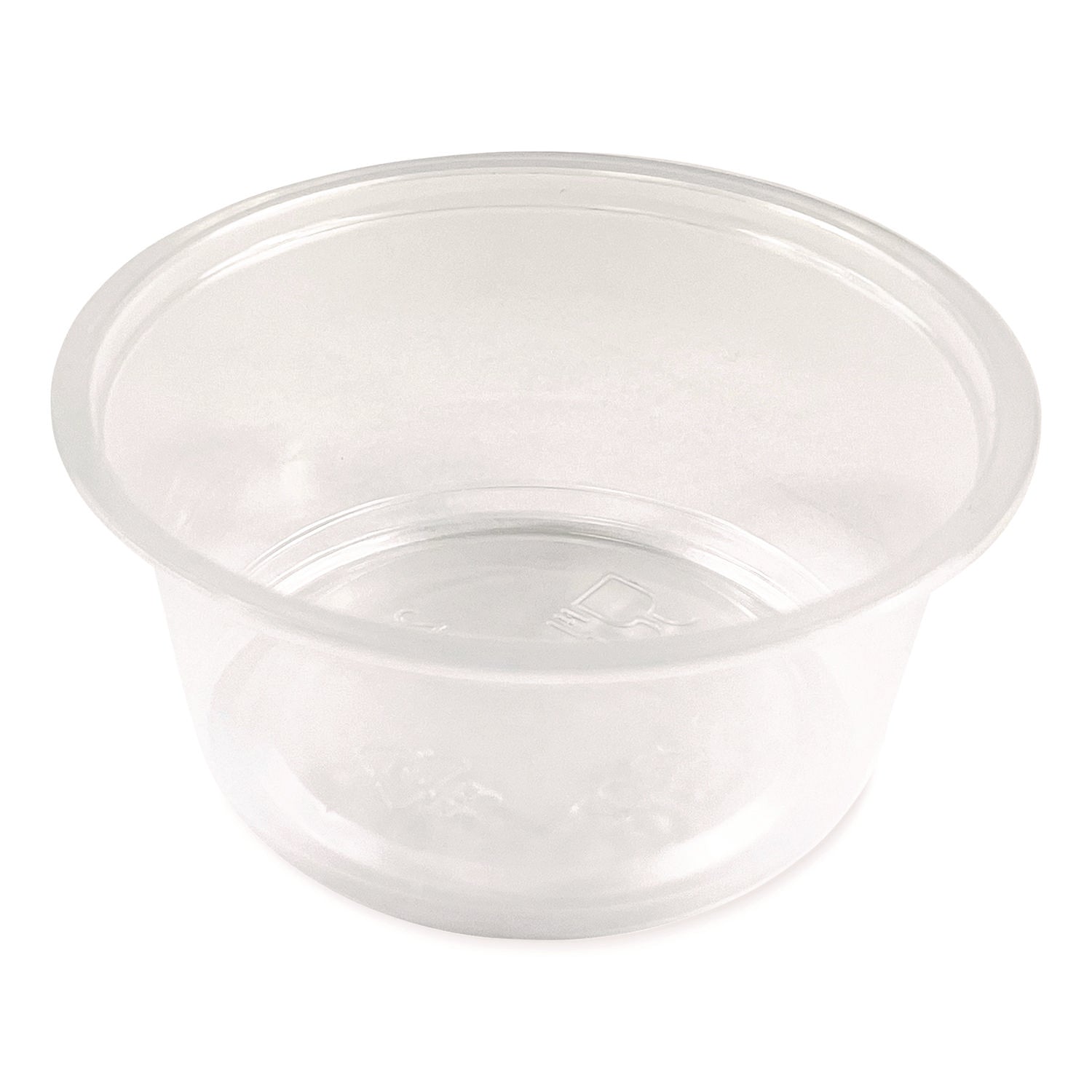 Souffle/Portion Cups, 3.25 oz, Polypropylene, Translucent, 2,500/Carton - 1
