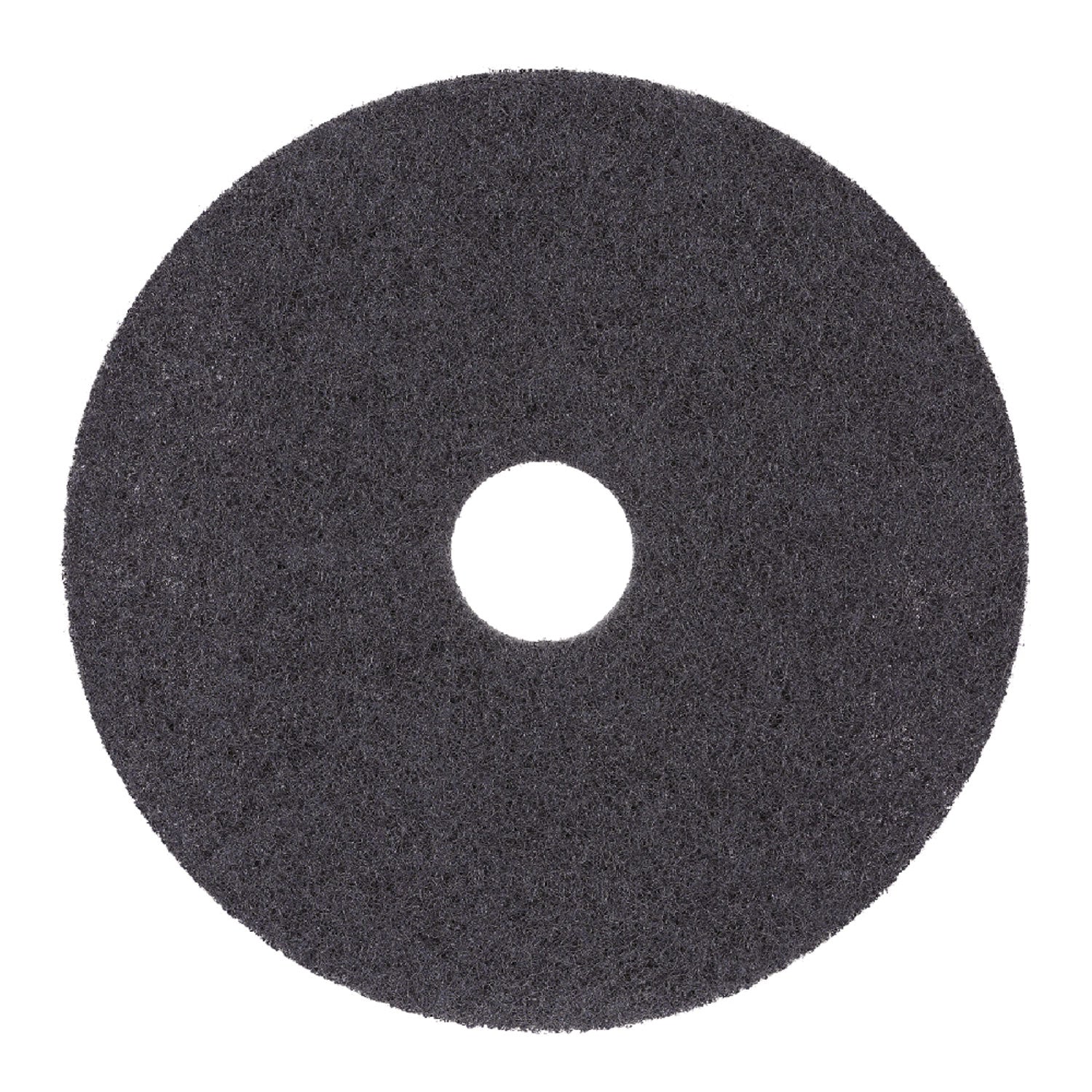 High Performance Stripping Floor Pads, 19" Diameter, Black, 5/Carton - 1