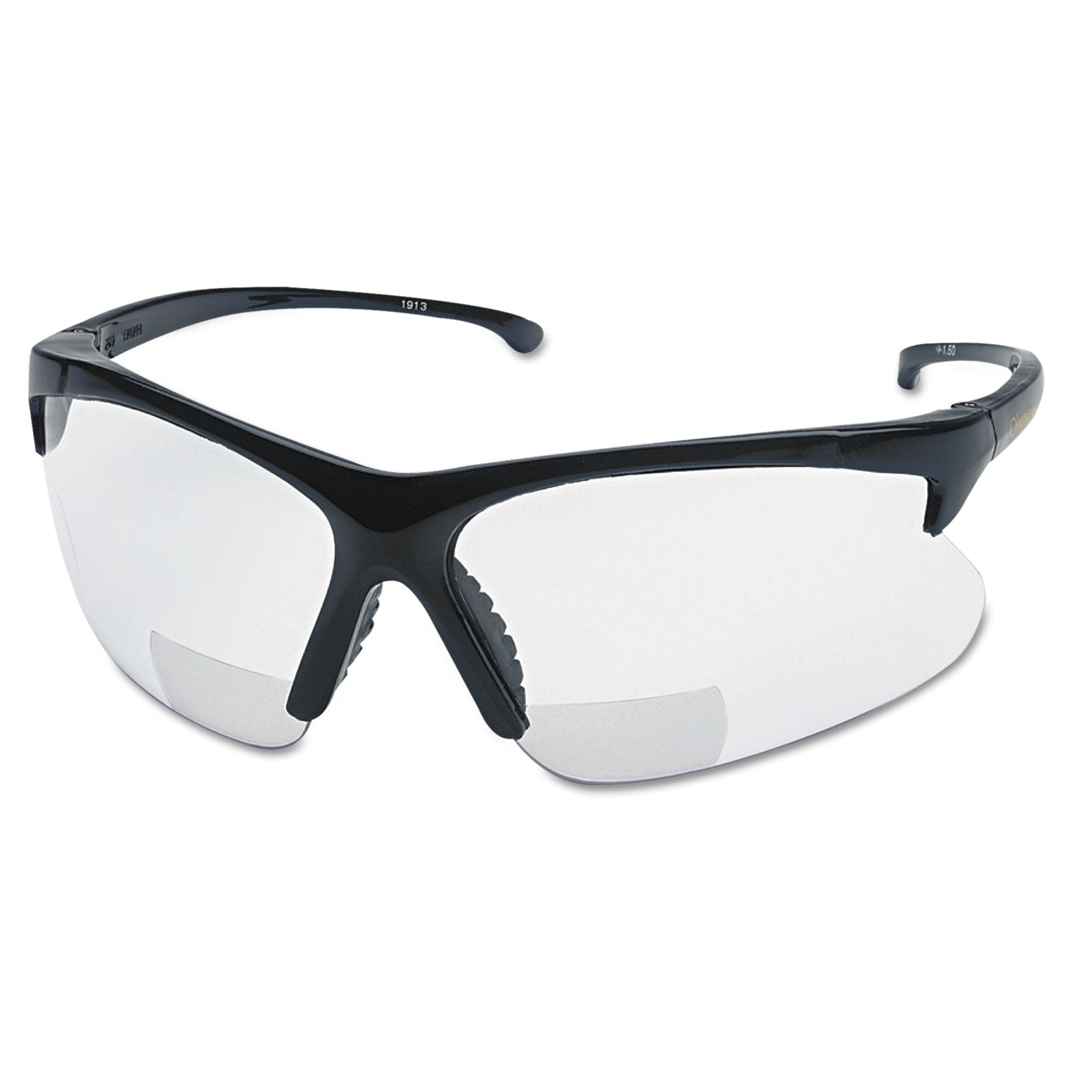 v60-30-06-reader-safety-eyewear-black-frame-clear-lens_smw19878 - 1