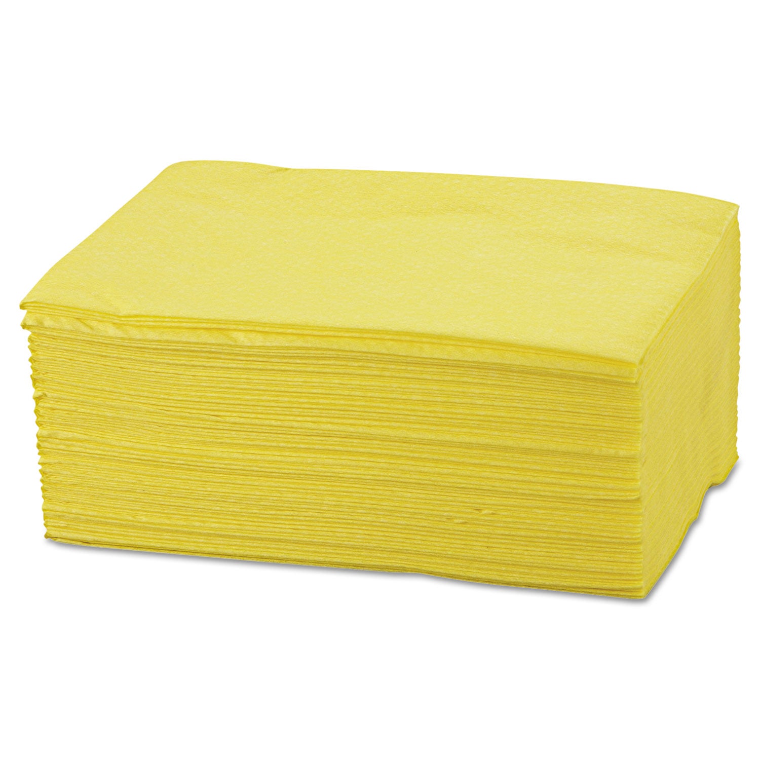 Masslinn Dust Cloths, 1-Ply, 24 x 40, Unscented, Yellow, 25/Bag, 10 Bags/Carton -