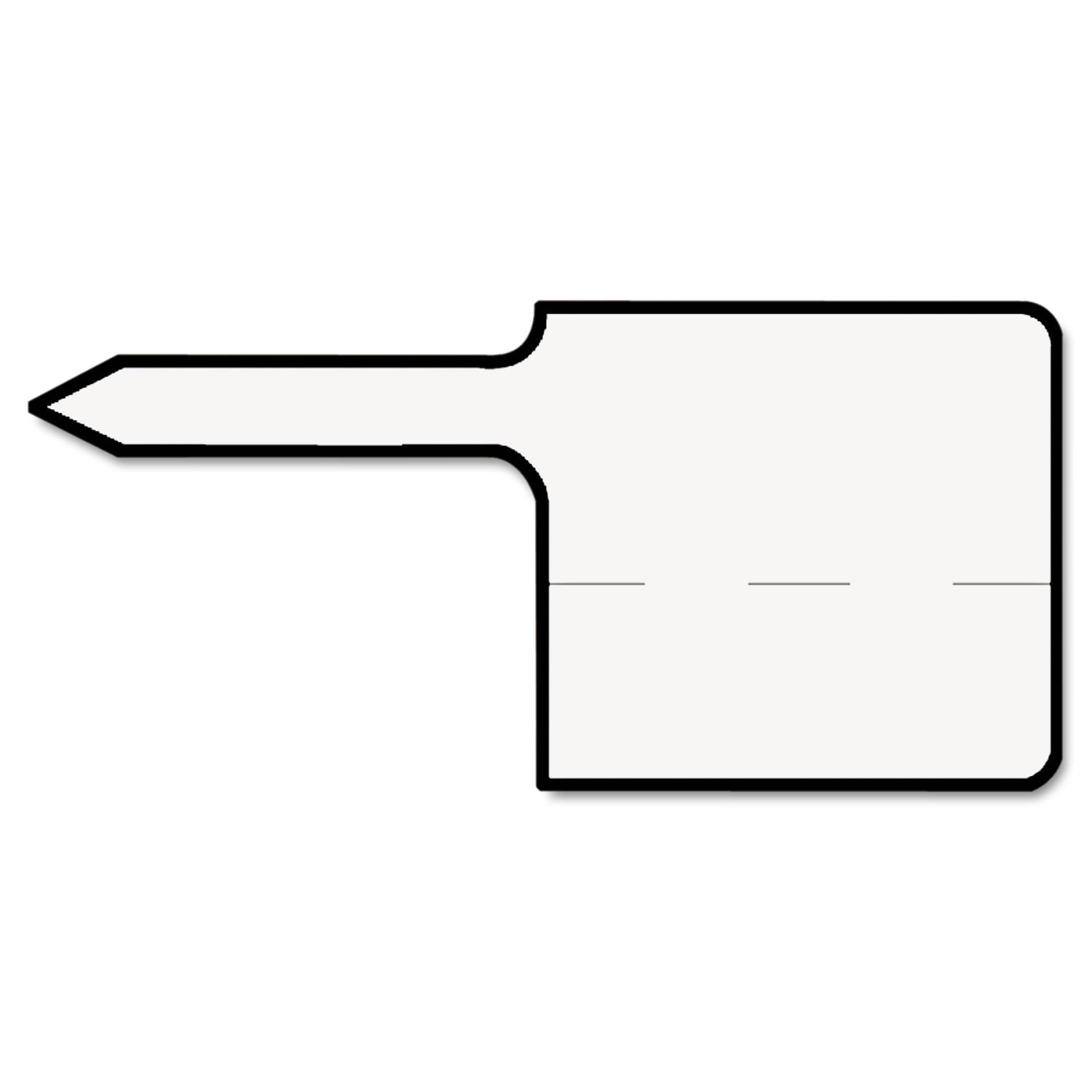 LW Price Tag Labels, 0.93" x 0.87", White, 400 Labels/Roll -