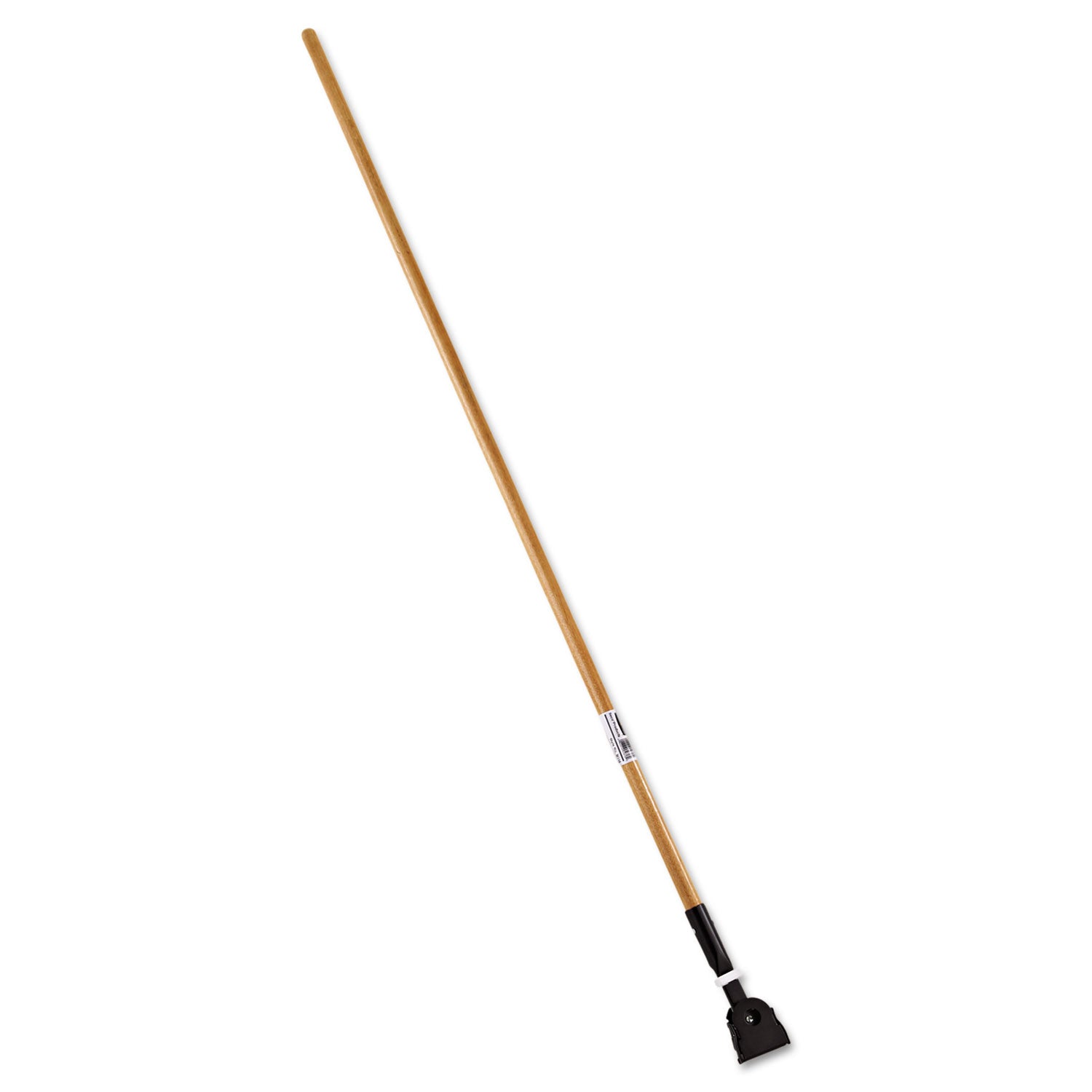 Snap-On Hardwood Dust Mop Handle, 1.5" dia x 60", Natural -