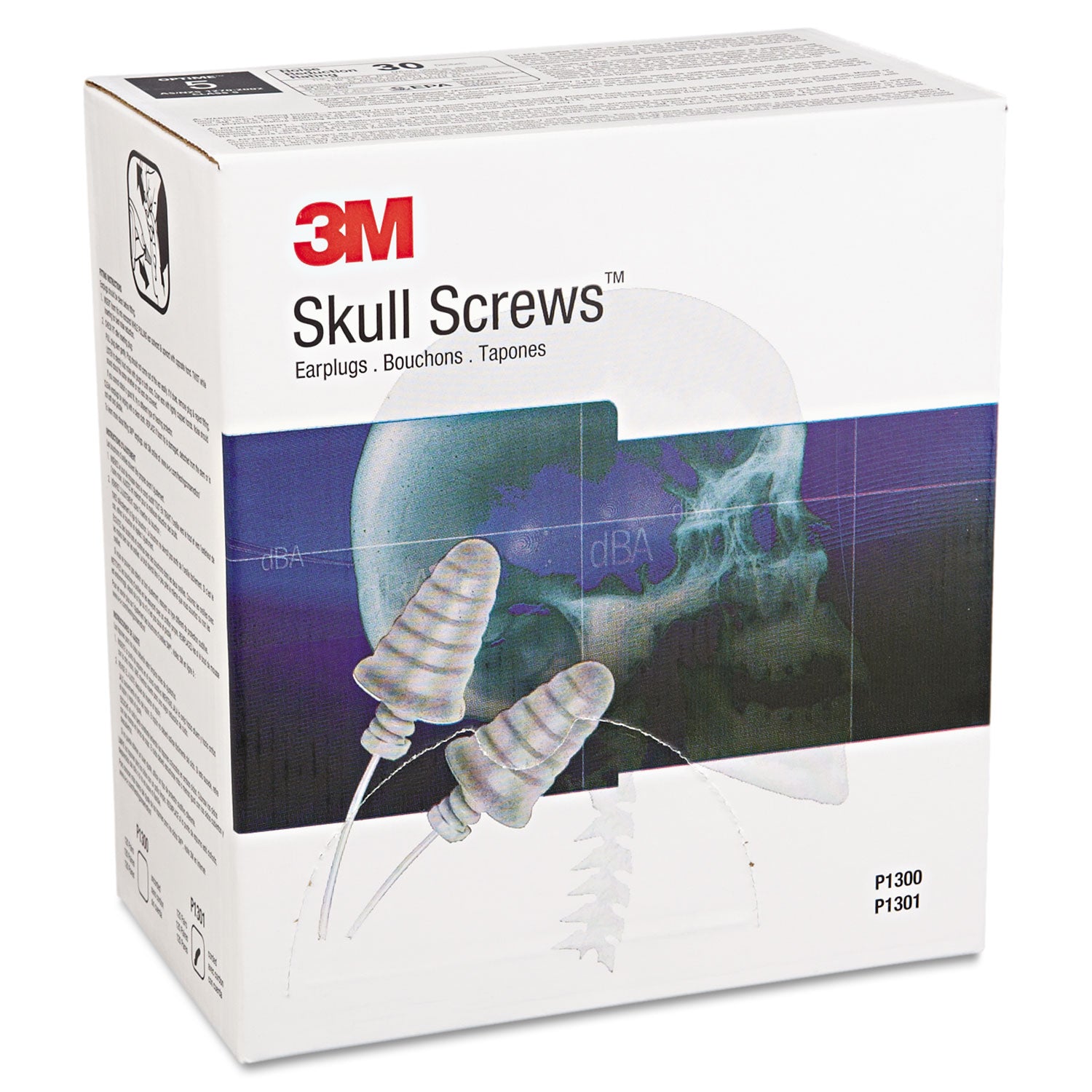e-a-r-skull-screws-earplugs-corded-32-db-nrr-gray-120-pairs_mmmp1301 - 2