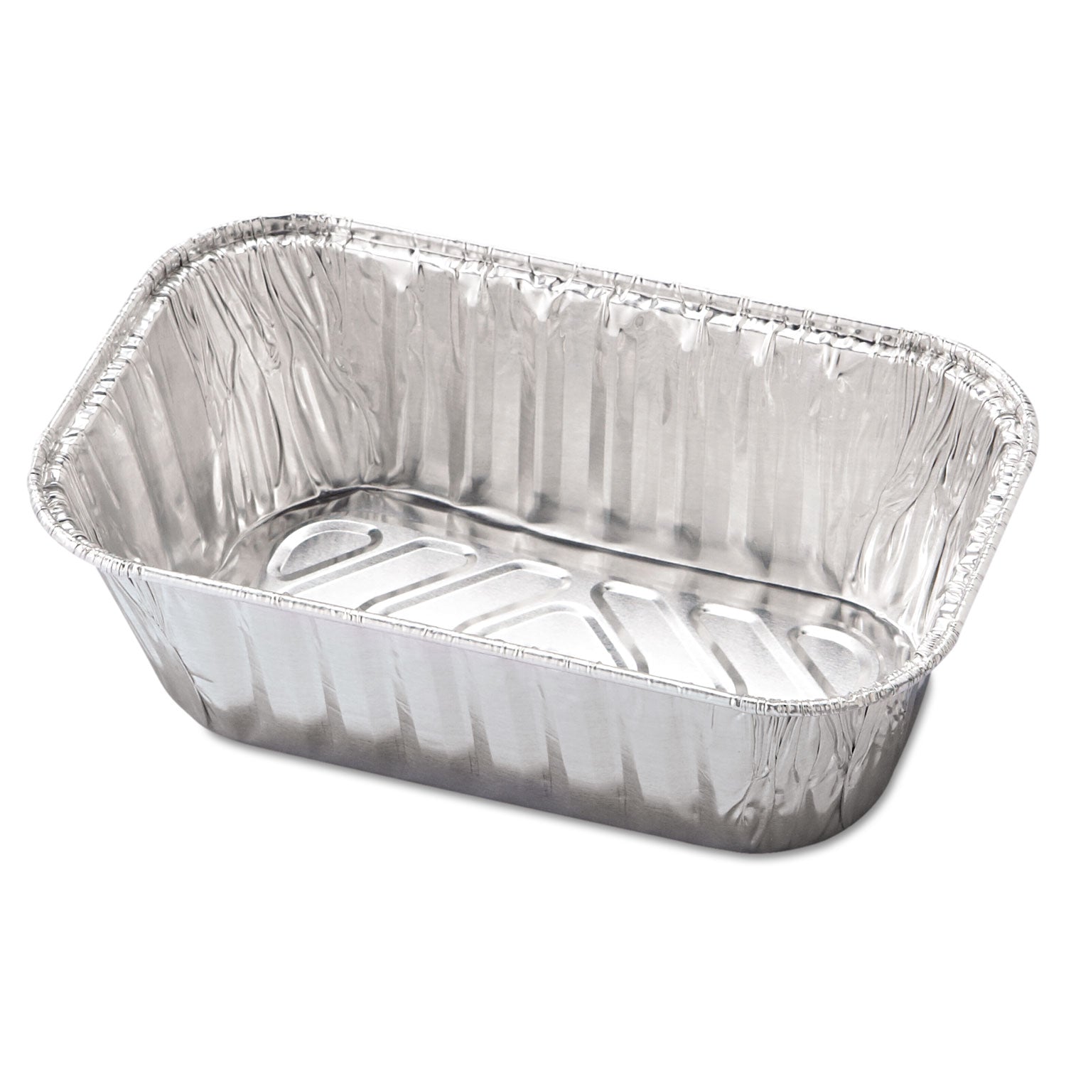 Aluminum Baking Pan, #1 Loaf, 1 lb Capacity, 5.72 x 3.31 x 2.03, 200/Carton -