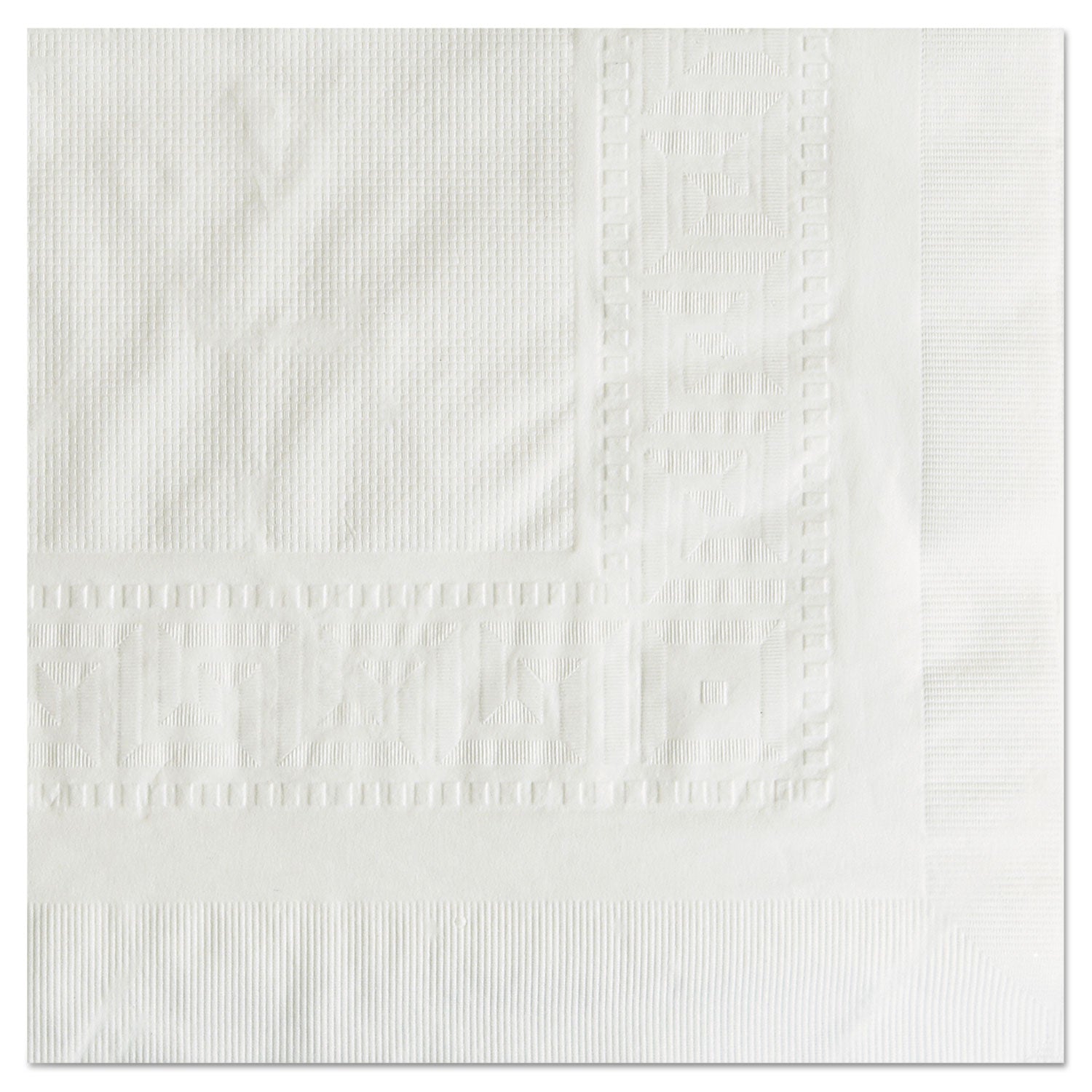 Cellutex Table Covers, Tissue/Polylined, 54" x 108", White, 25/Carton -