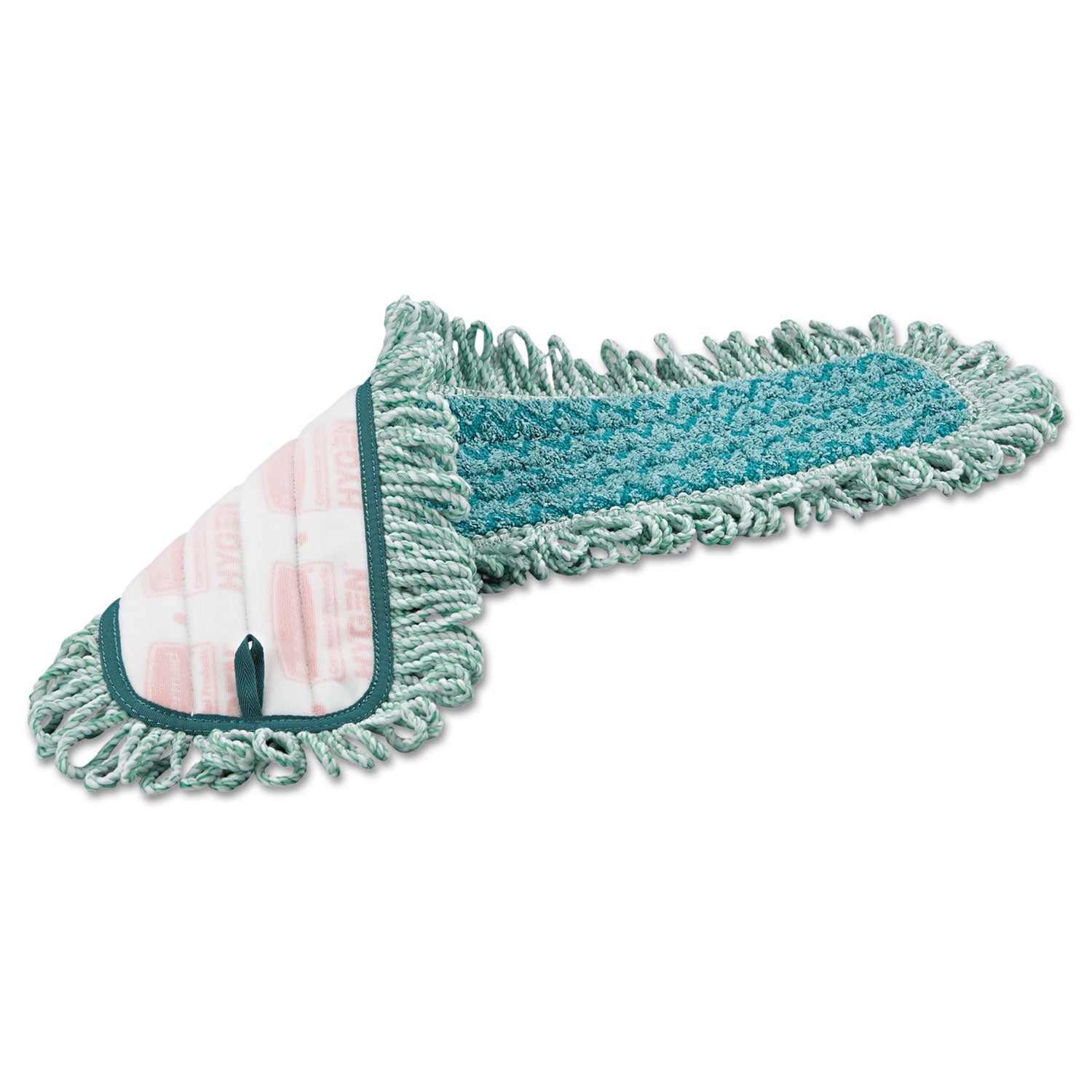 HYGEN Microfiber Fringed Dust Mop Pad, 24w x 9d, Green -