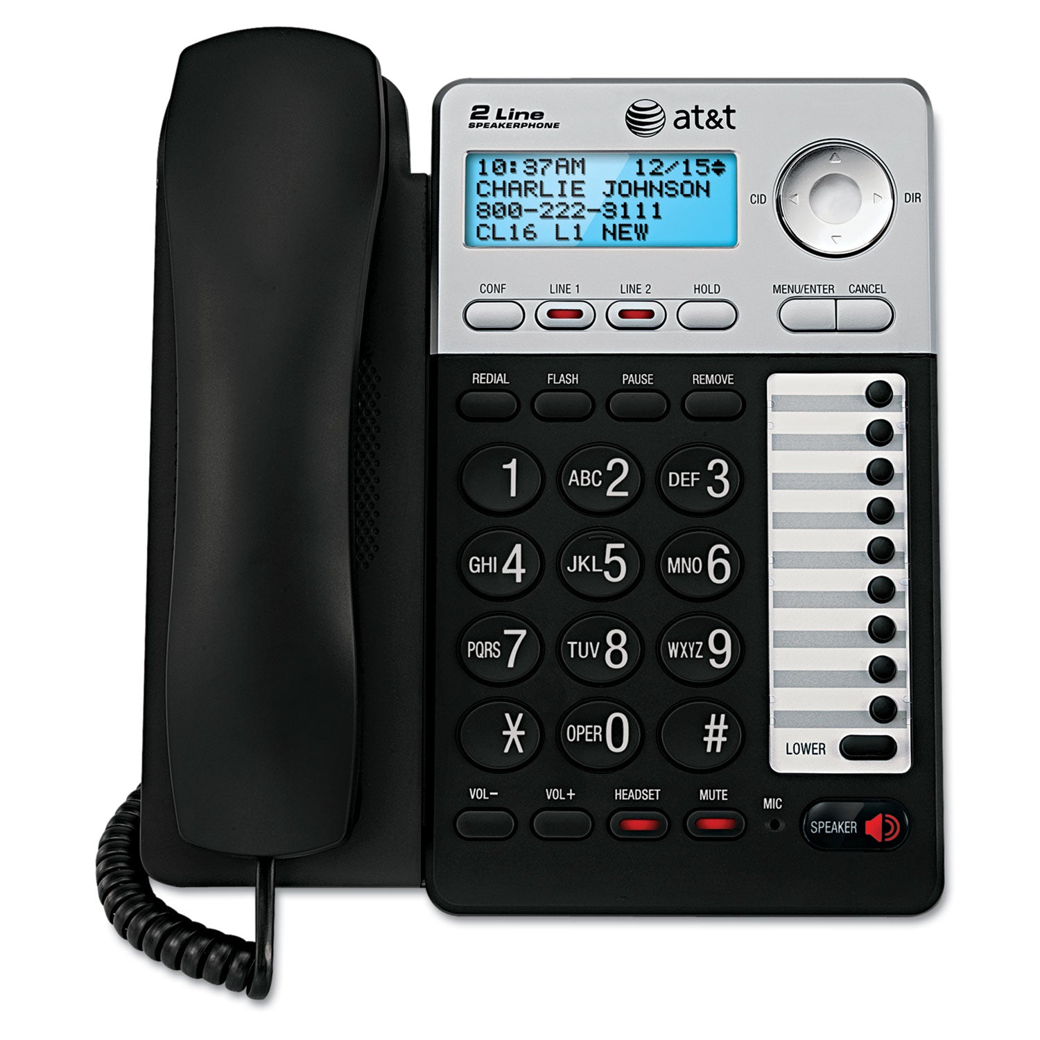 ML17929 Two-Line Corded Speakerphone -