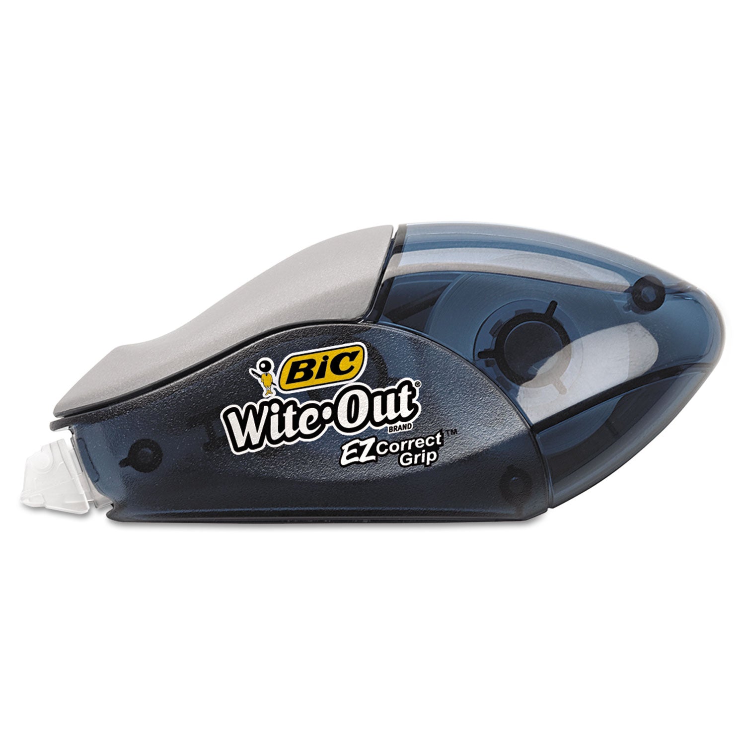 Wite-Out EZ Correct Grip Correction Tape, NonRefill, Smoke Applicator, 0.17" x 402", 2/Pack -