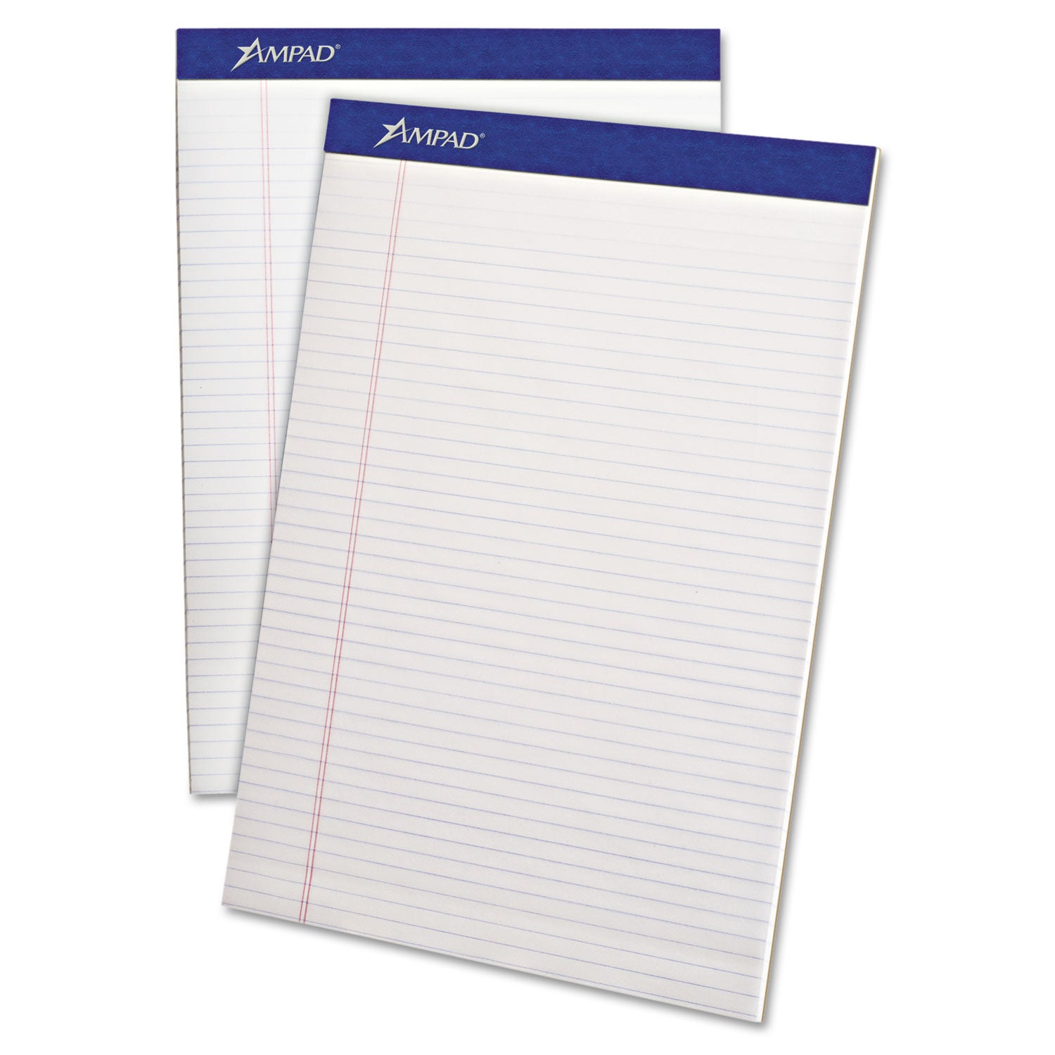 Perforated Writing Pads, Narrow Rule, 50 White 8.5 x 11.75 Sheets, Dozen -