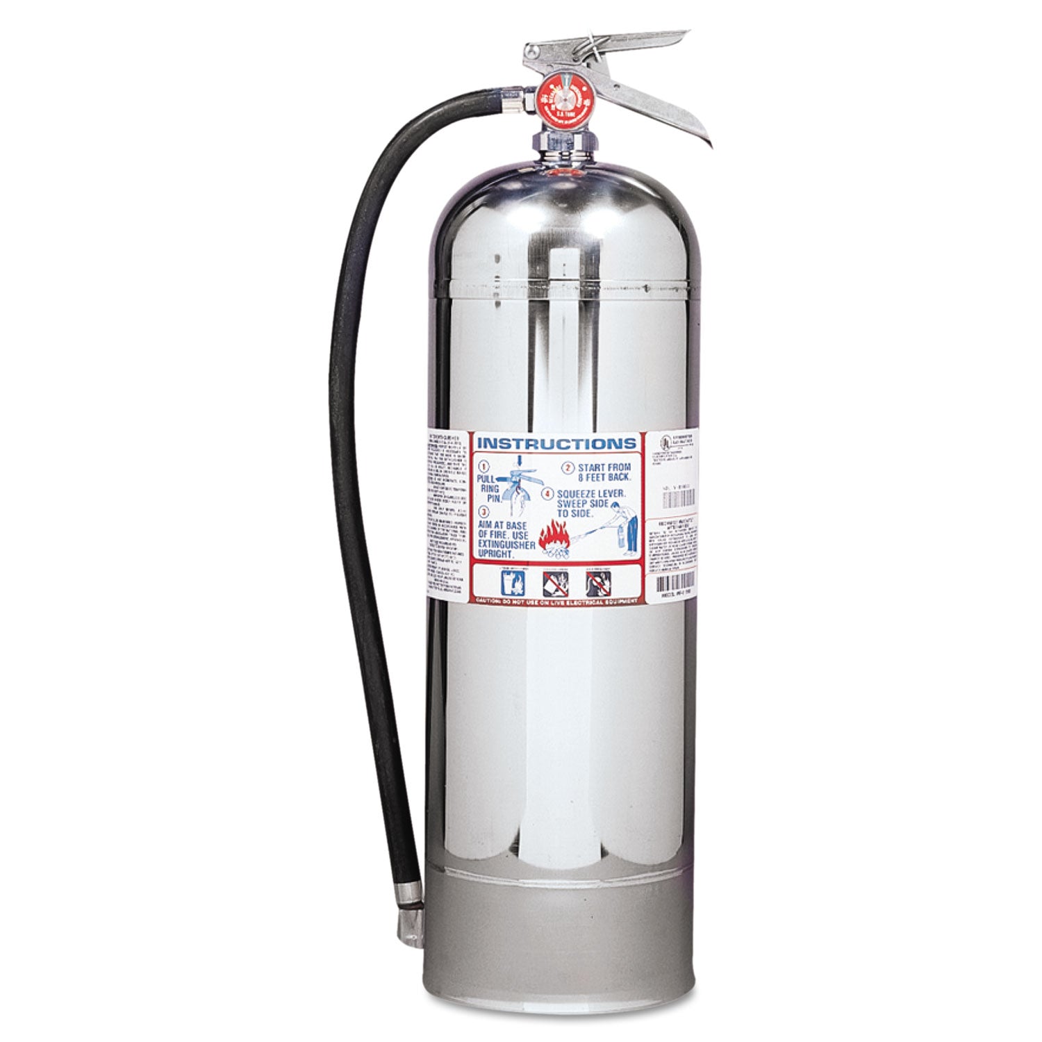 ProPlus 2.5 W H2O Fire Extinguisher, 2-A, 2.5 gal, 20.86 lb -