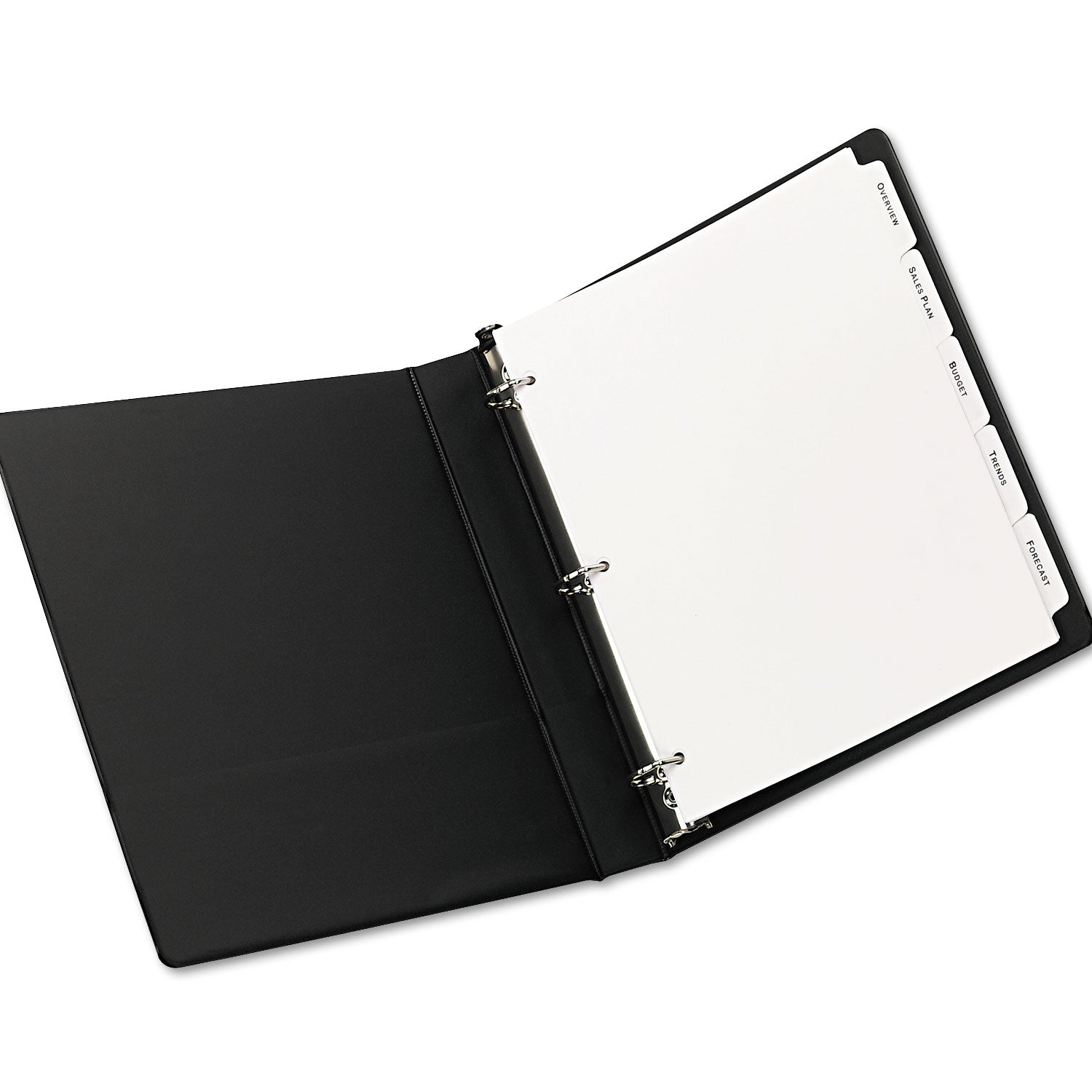 Customizable Print-On Dividers, Unpunched, For Xerox 5090 Copiers, 5-Tab, 11 x 8.5, White, 30 Sets -