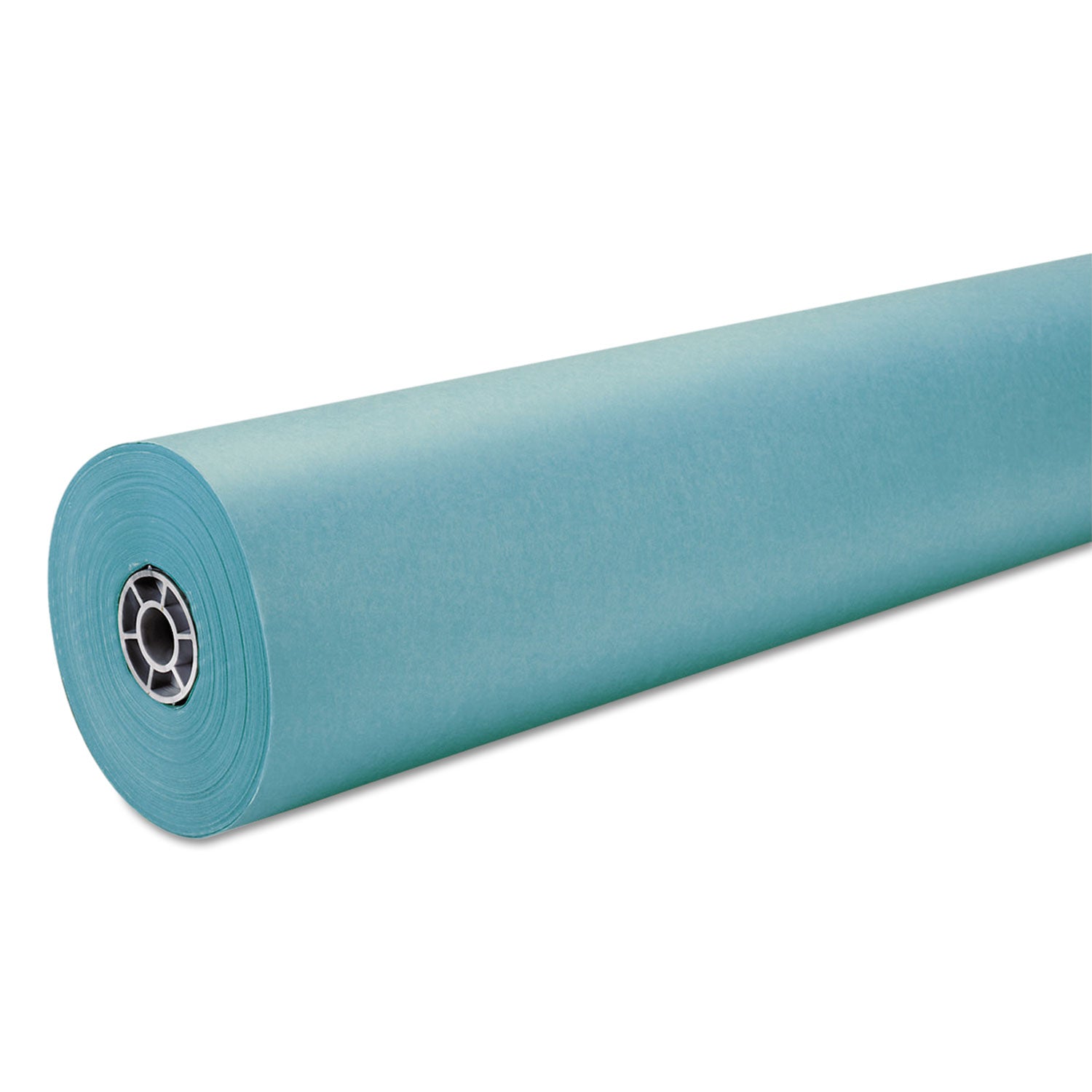 Rainbow Duo-Finish Colored Kraft Paper, 35 lb Wrapping Weight, 36" x 1,000 ft, Aqua -
