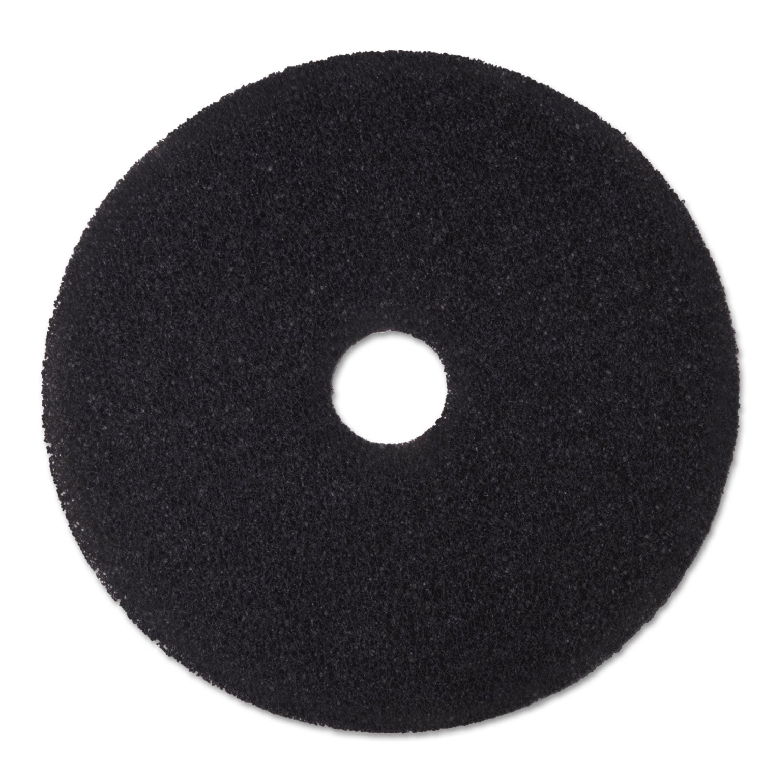 Low-Speed Stripper Floor Pad 7200, 20" Diameter, Black, 5/Carton -