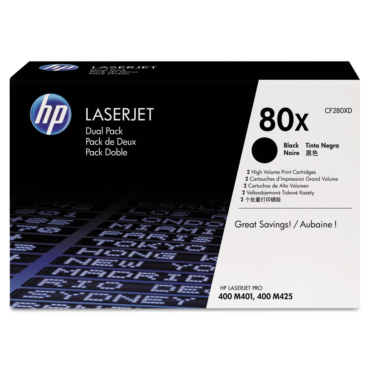 hp-80x-cf280x-d-2-pack-high-yield-black-original-laserjet-toner-cartridges_hewcf280xd - 1