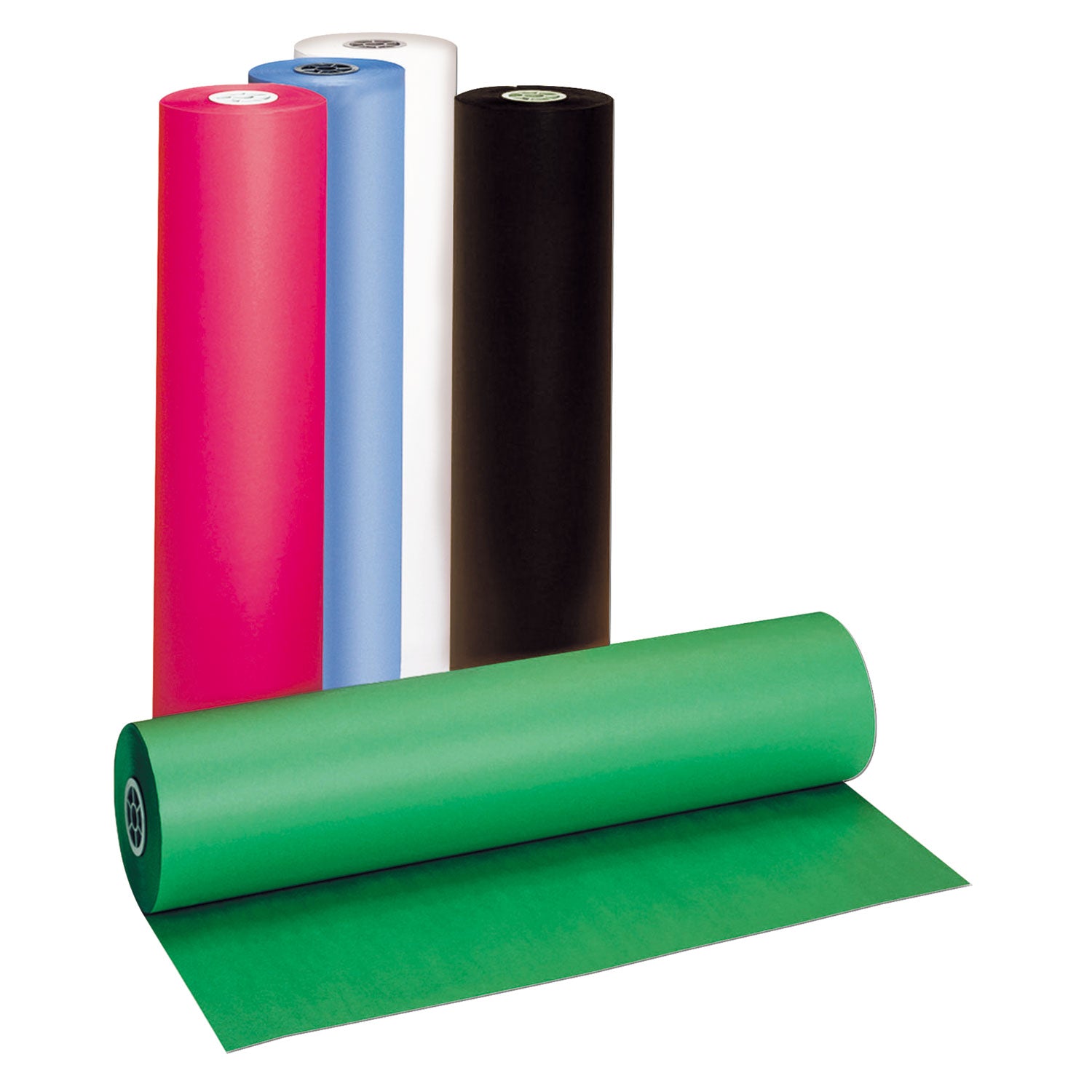 Decorol Flame Retardant Art Rolls, 40 lb Cover Weight, 36" x 1000 ft, Black -