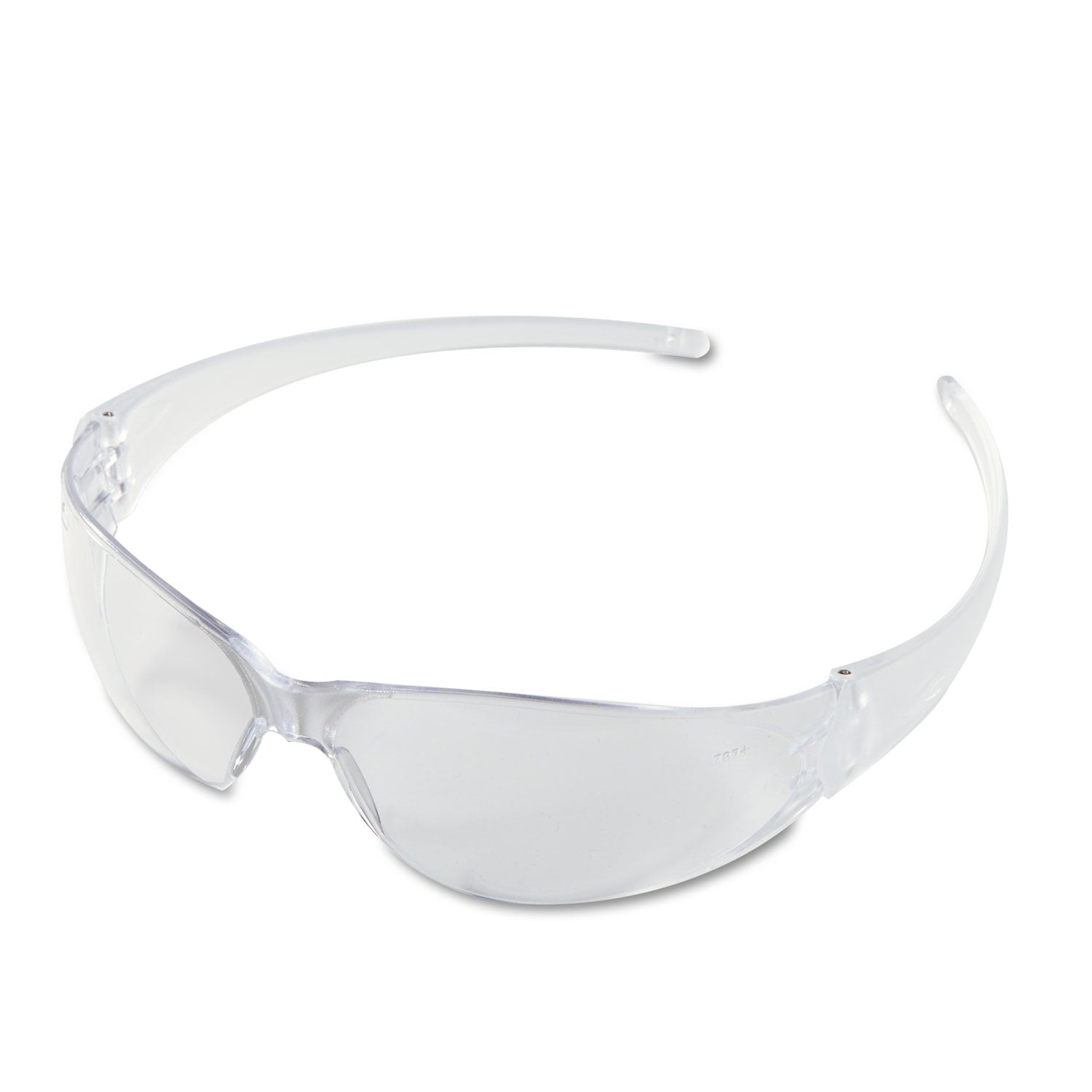 Checkmate Wraparound Safety Glasses, CLR Polycarbonate Frame, Coated Clear Lens -