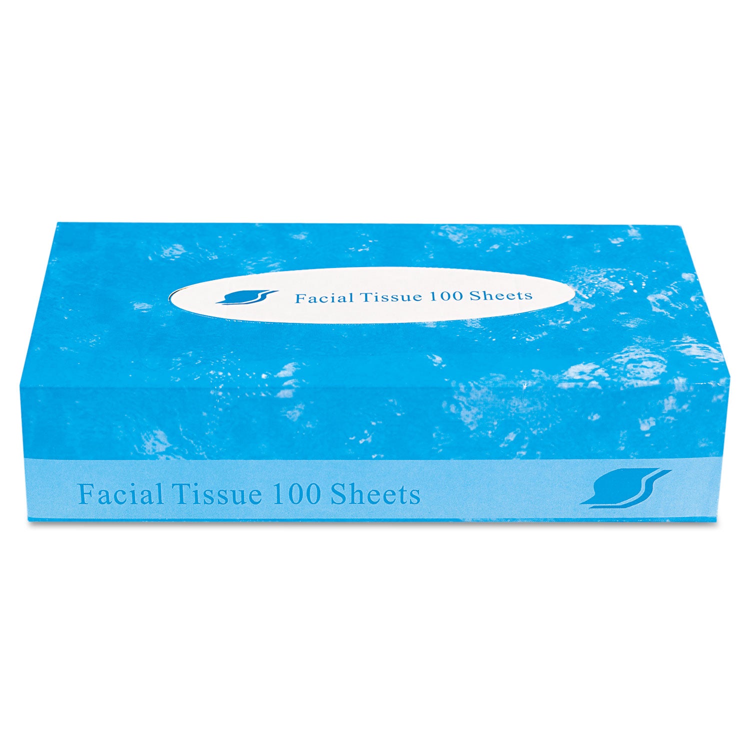 Boxed Facial Tissue, 2-Ply, White, 100 Sheets/Box, 30 Boxes/Carton -