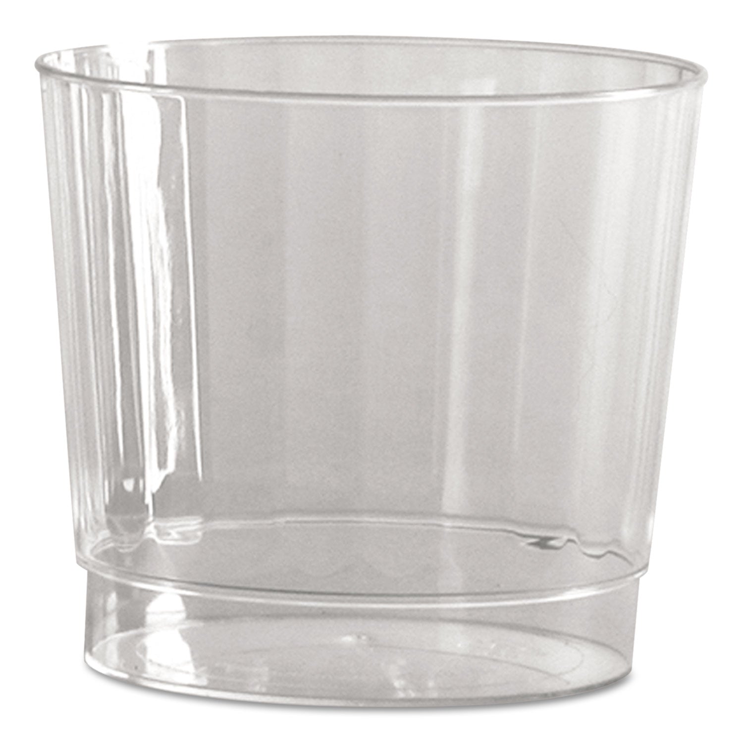 classic-crystal-plastic-tumblers-9-oz-clear-fluted-rocks-squat-20-pack-12-packs-carton_wnaccr9240 - 1