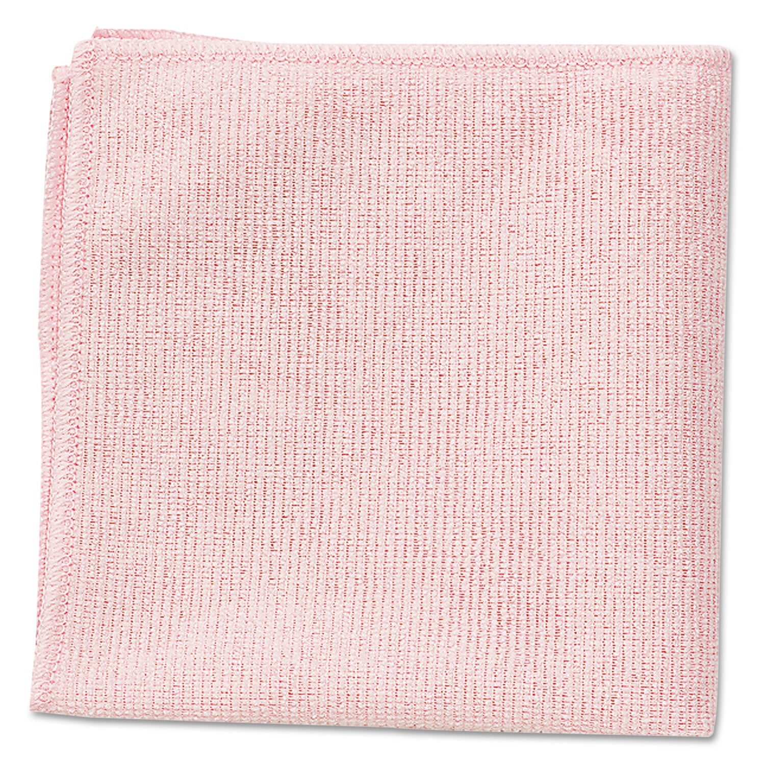 Microfiber Cleaning Cloths, 16 x 16, Pink, 24/Pack -