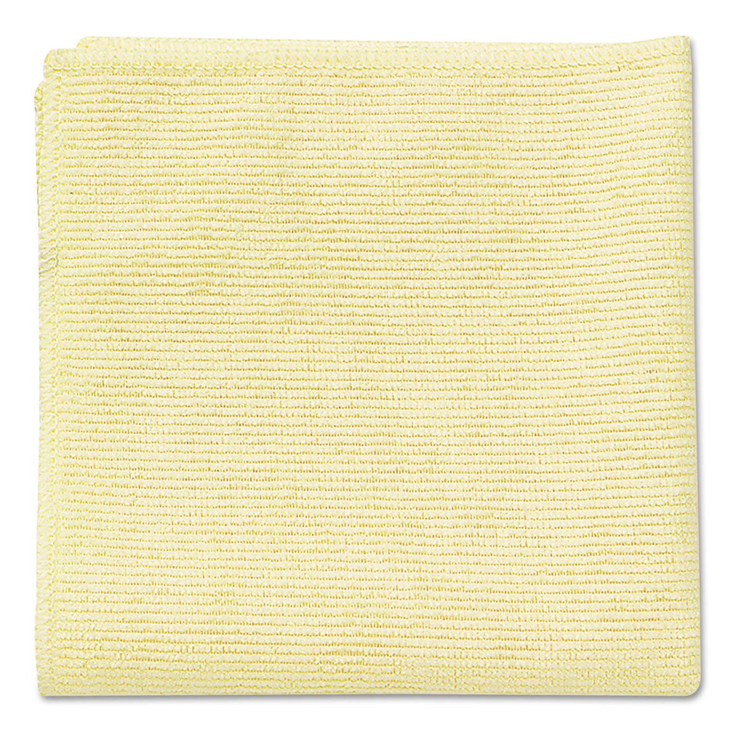Microfiber Cleaning Cloths, 16 x 16, Yellow, 24/Pack -
