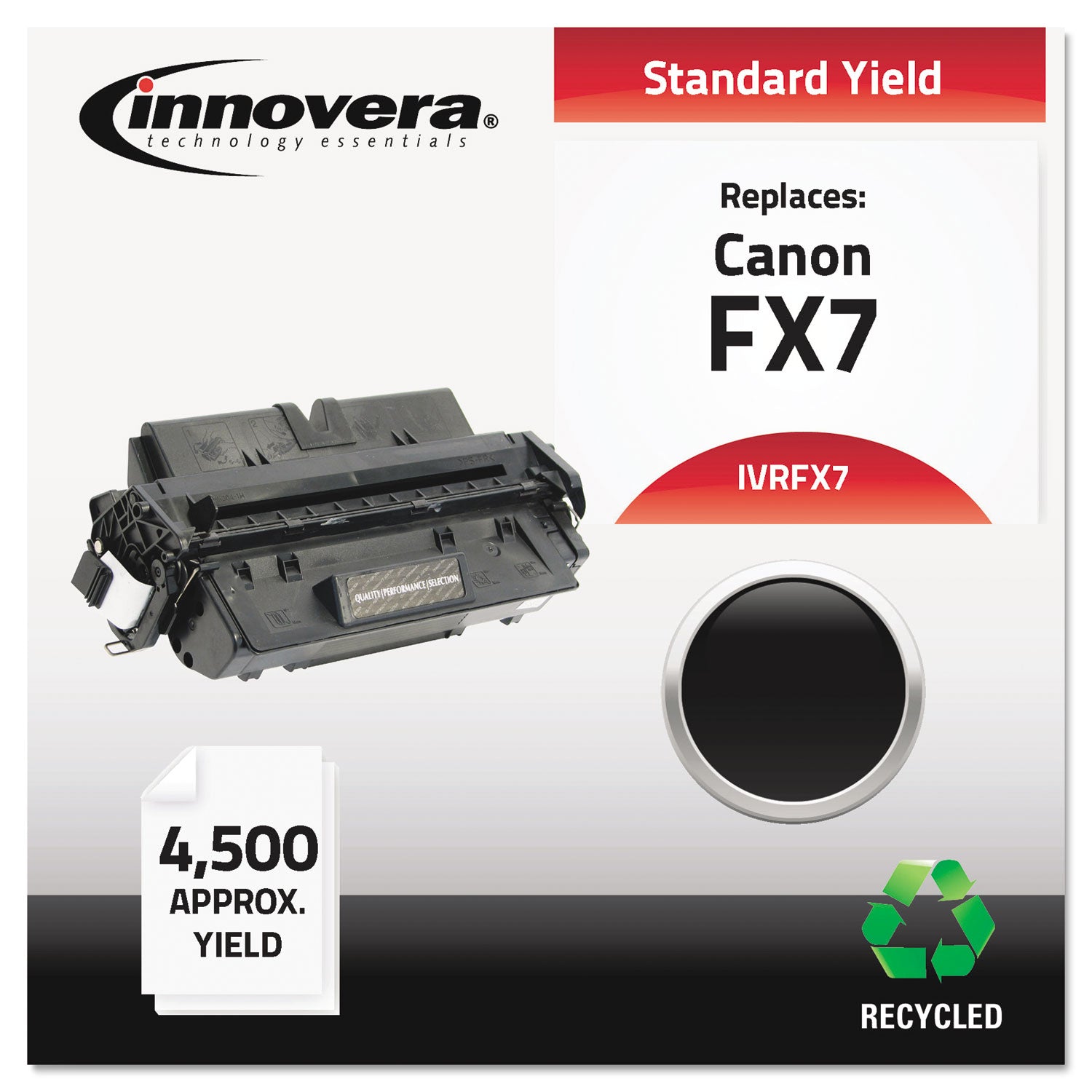 Remanufactured Black Toner, Replacement for FX-7 (7621A001AA), 4,500 Page-Yield, Ships in 1-3 Business Days -