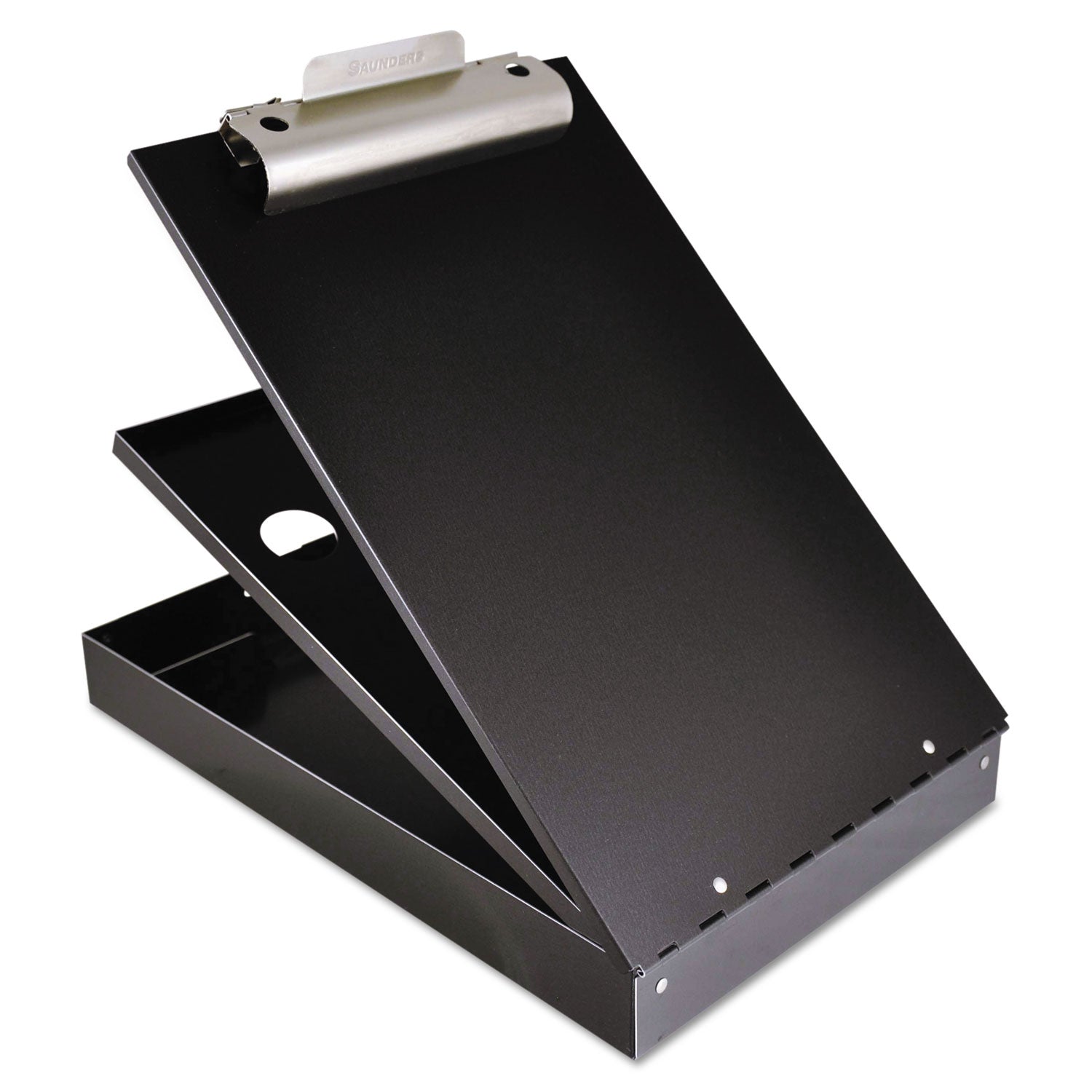 Cruiser Mate Aluminum Storage Clipboard, 1.5" Clip Capacity, Holds 8.5 x 11 Sheets, Black -