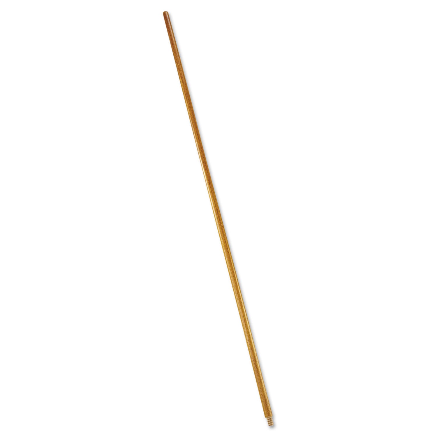 Wood Threaded-Tip Broom/Sweep Handle, 0.94" dia x 60", Natural -