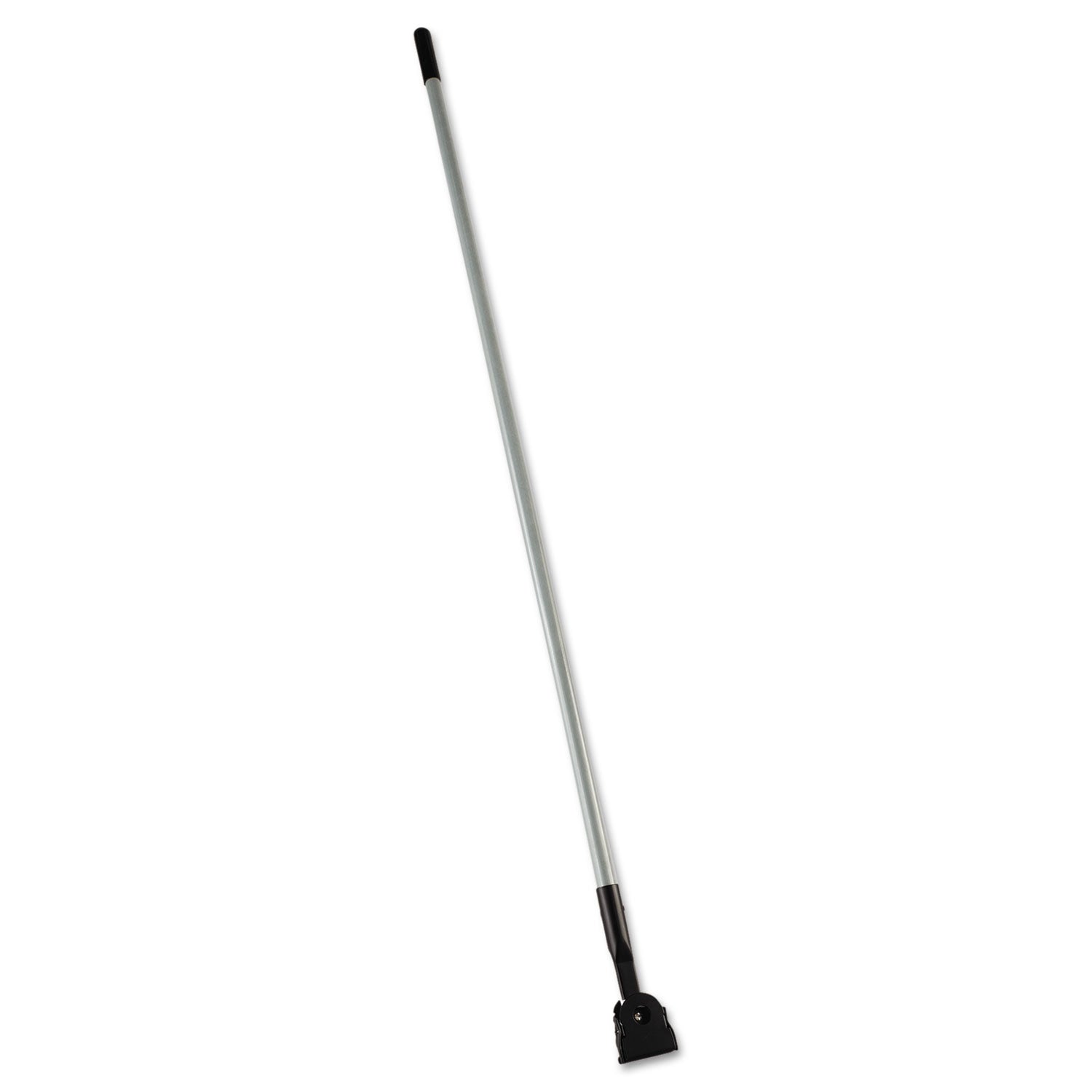 Snap-On Fiberglass Dust Mop Handle, 1" dia x 60", Gray/Black - 1
