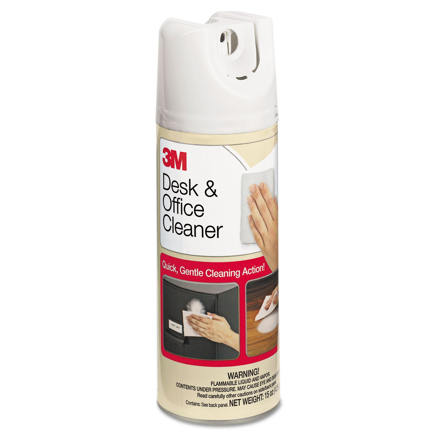 Desk and Office Spray Cleaner, 15 oz Aerosol Spray, 12/Carton -