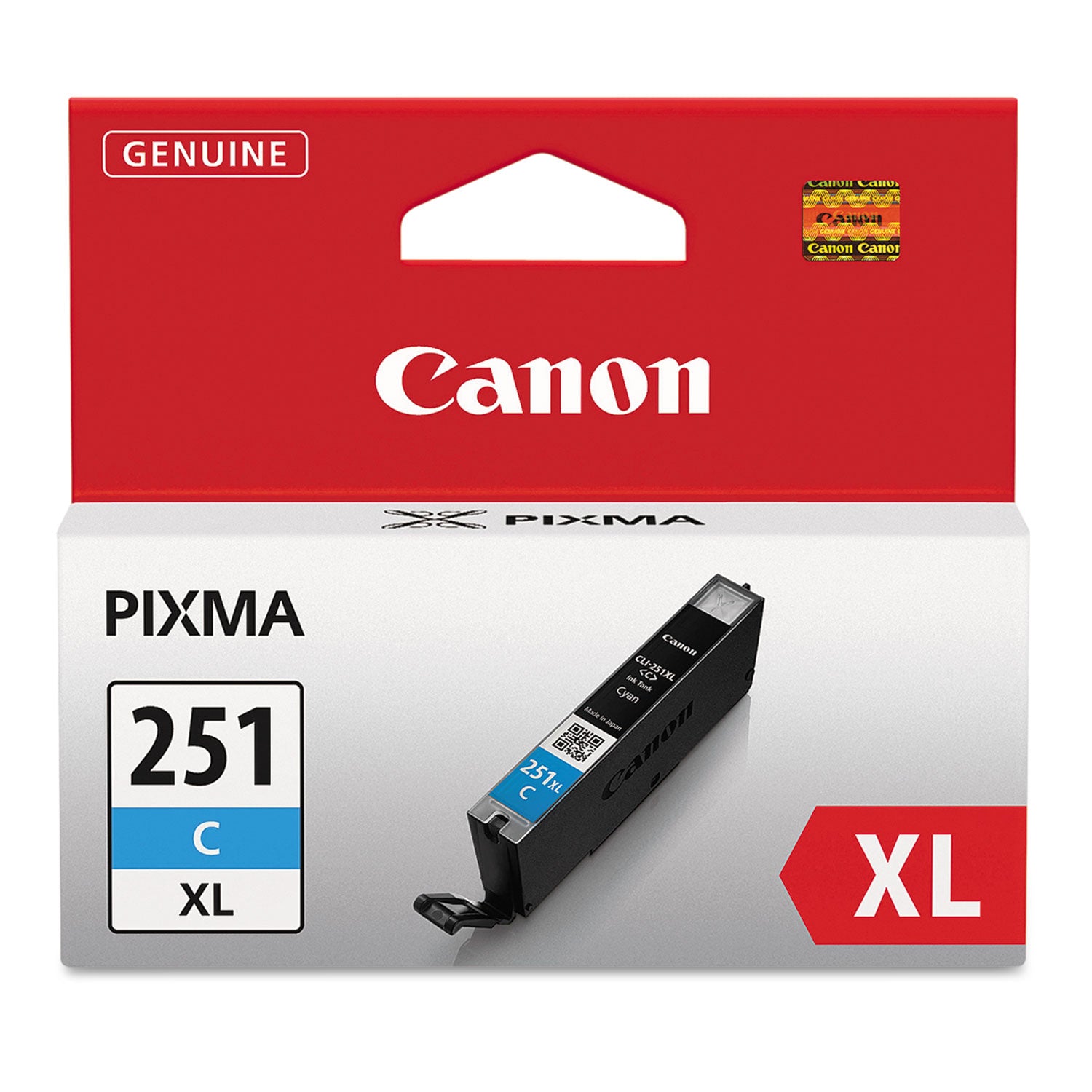 6449b001-cli-251xl-chromalife100+-high-yield-ink-695-page-yield-cyan_cnm6449b001 - 1