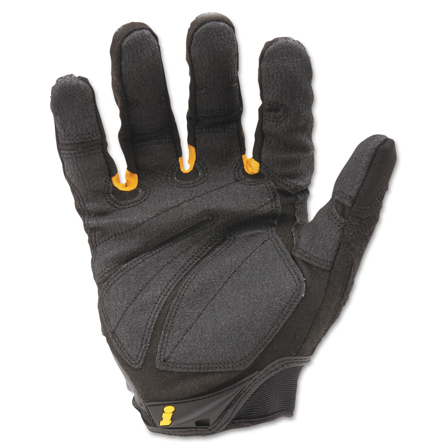 SuperDuty Gloves, Medium, Black/Yellow, 1 Pair -