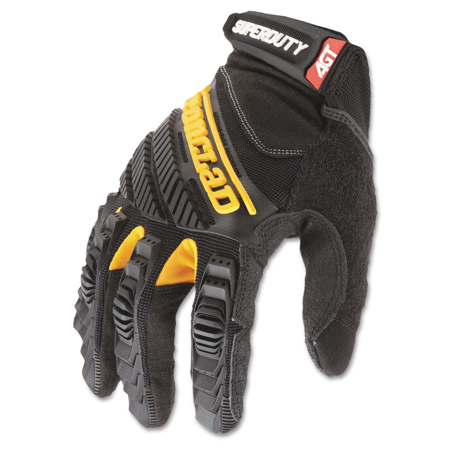 SuperDuty Gloves, X-Large, Black/Yellow, 1 Pair -