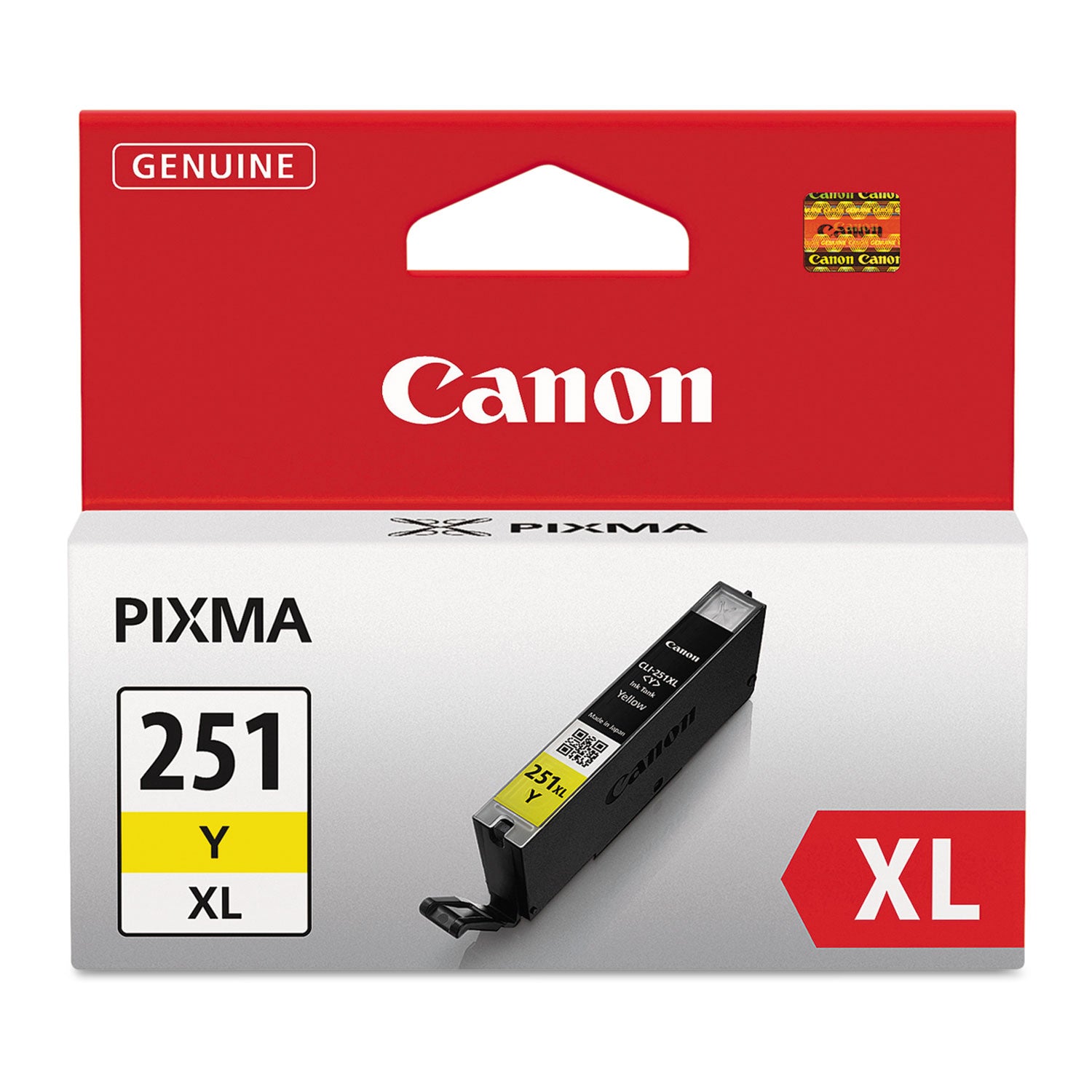6451b001-cli-251xl-chromalife100+-high-yield-ink-695-page-yield-yellow_cnm6451b001 - 1