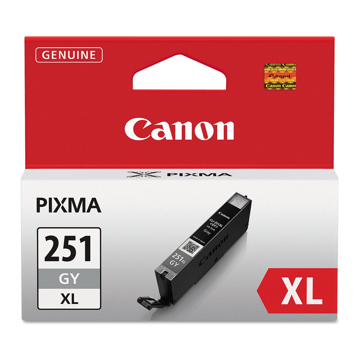 6452b001-cli-251xl-chromalife100+-high-yield-ink-3350-page-yield-gray_cnm6452b001 - 1