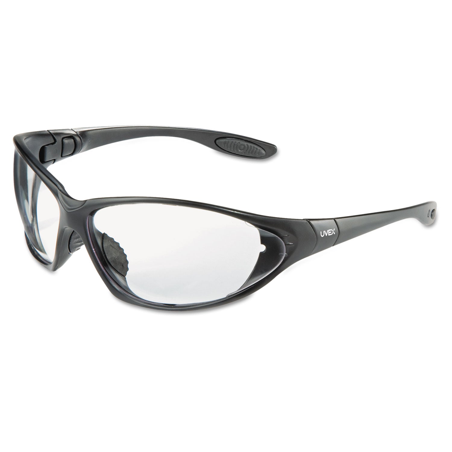 Seismic Sealed Eyewear, Clear Uvextra AF Lens, Black Frame -