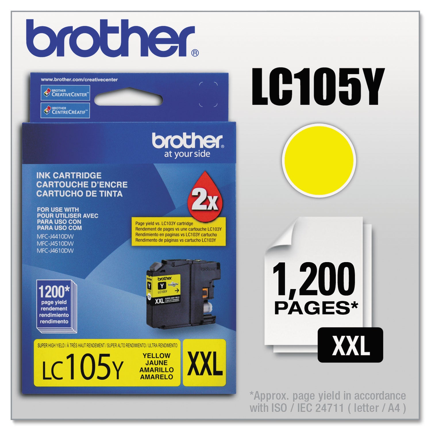 lc105y-innobella-super-high-yield-ink-1200-page-yield-yellow_brtlc105y - 2