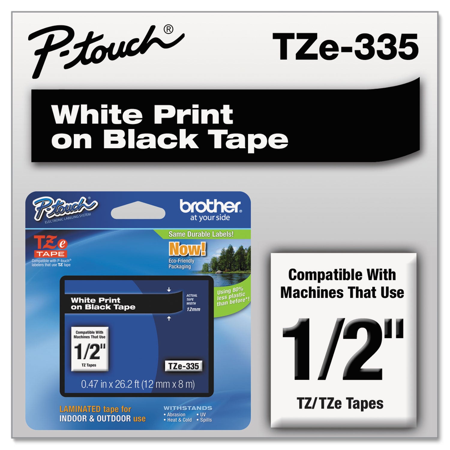 tze-standard-adhesive-laminated-labeling-tape-047-x-262-ft-white-on-black_brttze335 - 2