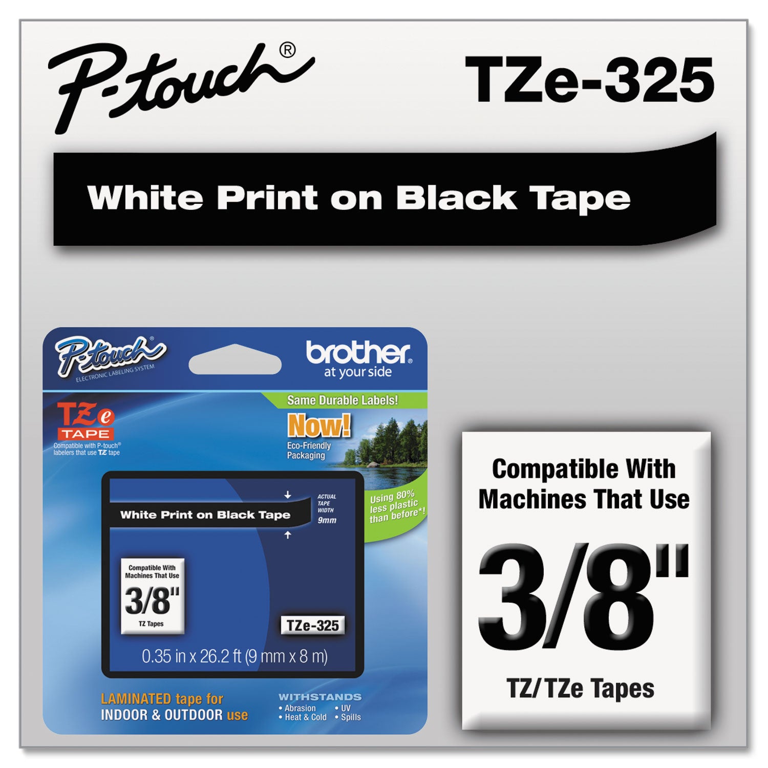 tze-standard-adhesive-laminated-labeling-tape-035-x-262-ft-white-on-black_brttze325 - 1