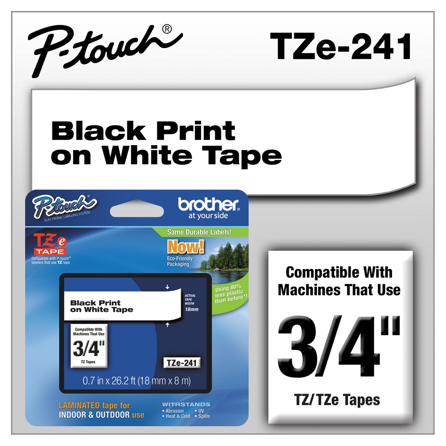 tze-standard-adhesive-laminated-labeling-tape-07-x-262-ft-black-on-white_brttze241 - 1