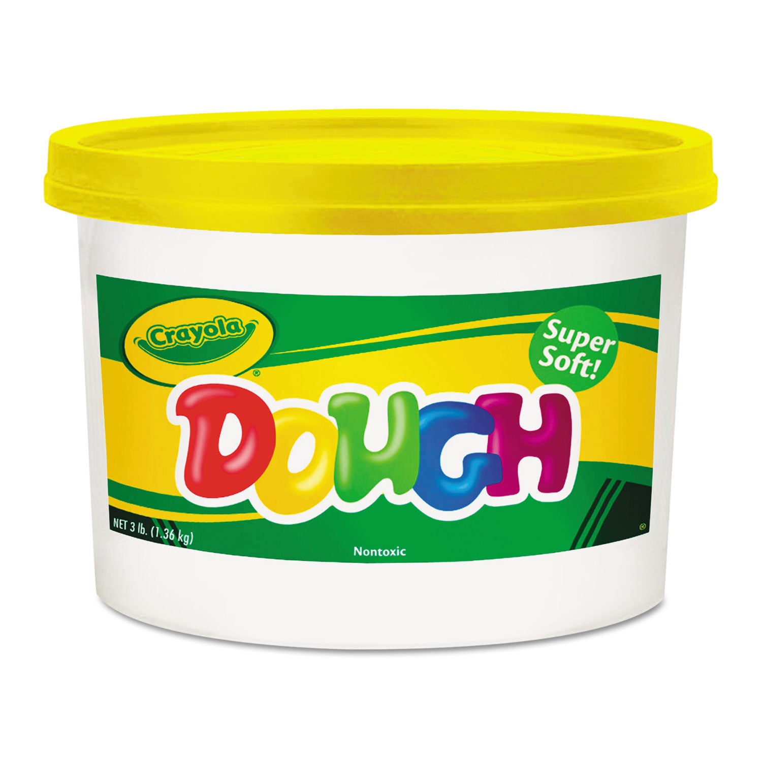 Modeling Dough Bucket, 3 lbs, Yellow -