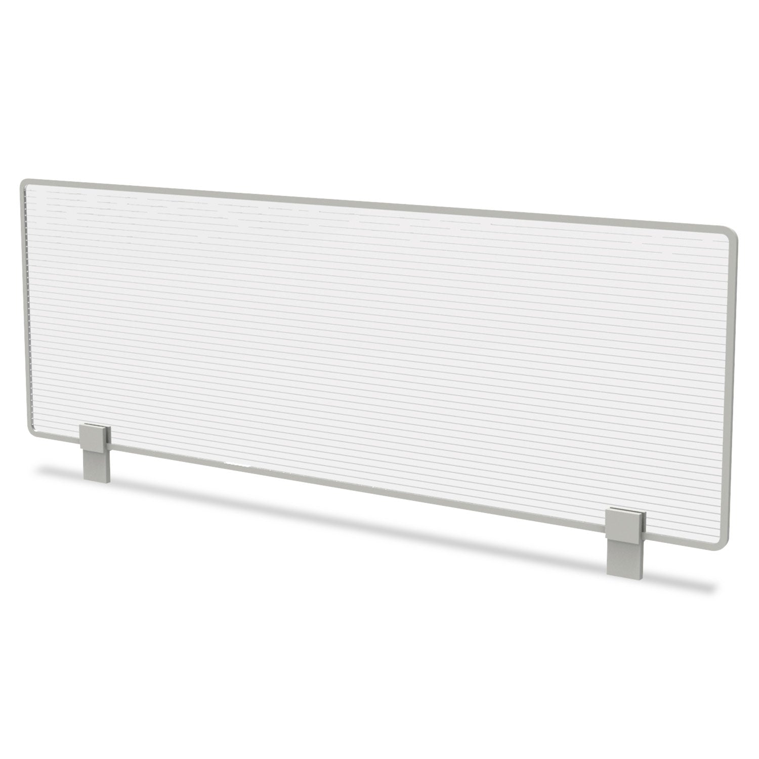 Trento Line Dividing Panel, Polycarbonate, 47.13w x 1.75d x 15.5h, Translucent -